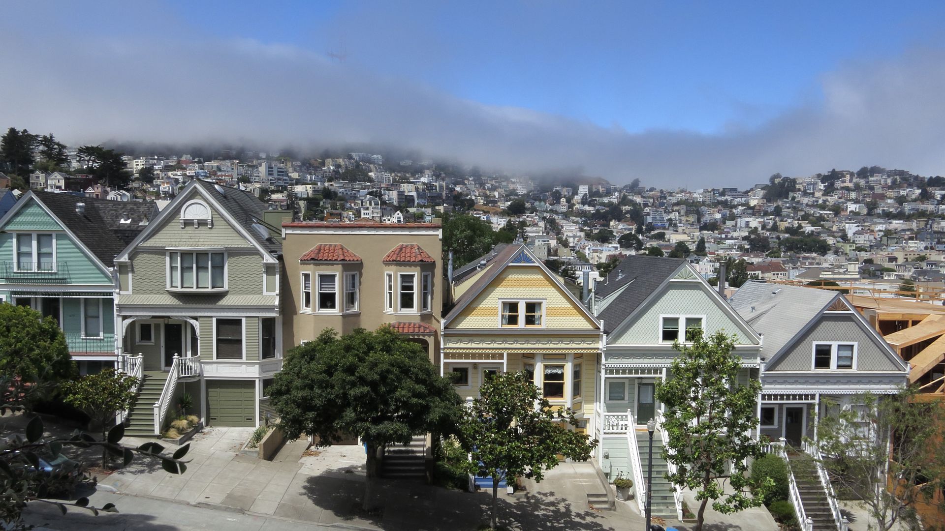 Photo of houses in San Francisco 