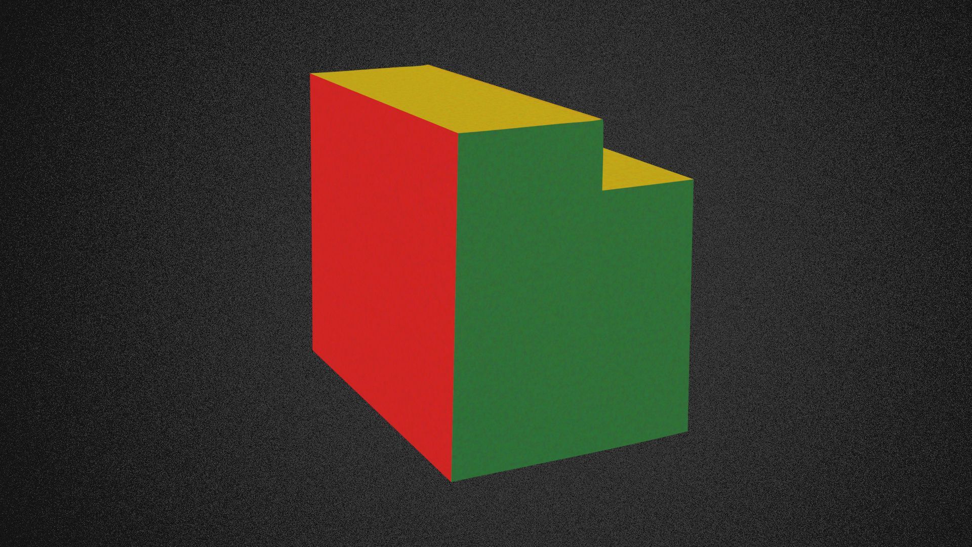 Illustration of the state of Utah lit by red, green and yellow lights.