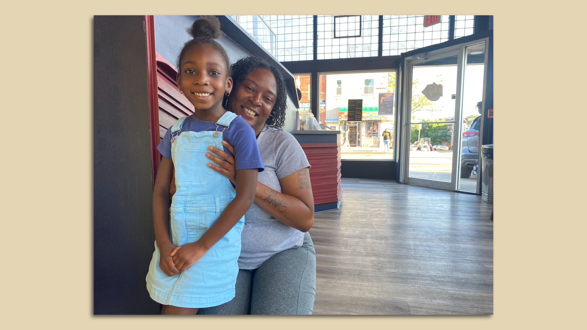 Shekia Johnson and her daughter, Skylar 