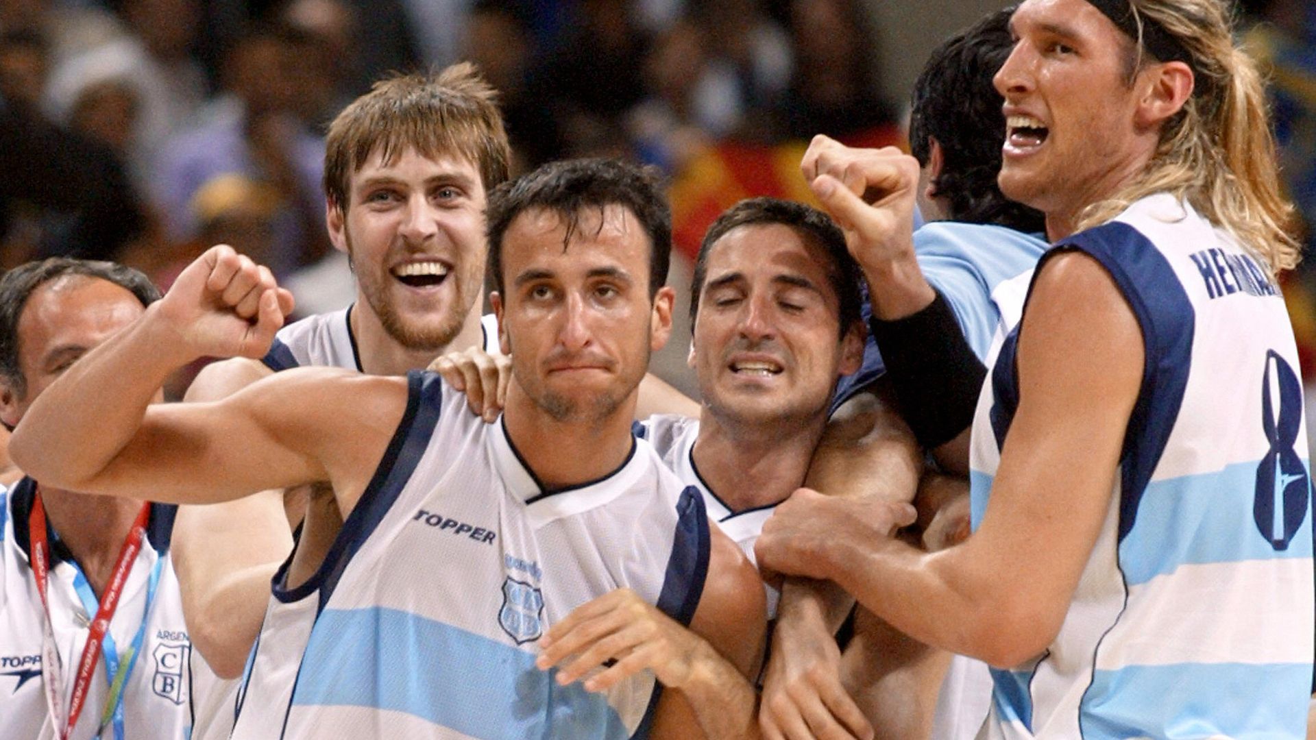 Argentina celebrating