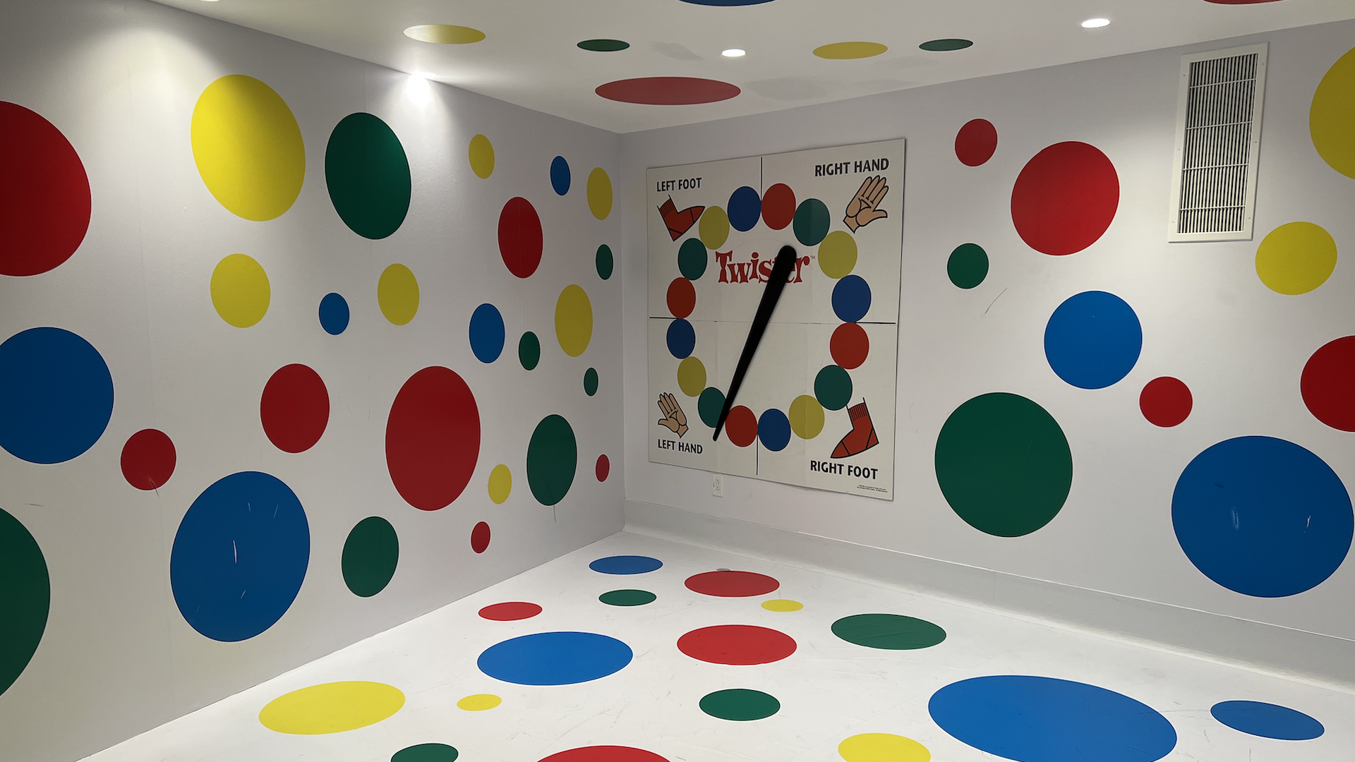 The Twister room in the TWA Hotel