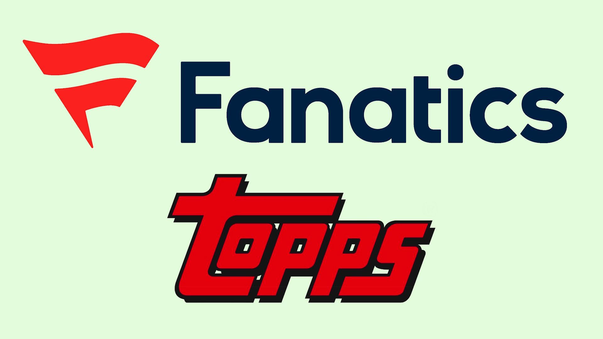 Illustration of the Fanatics and Topps logos