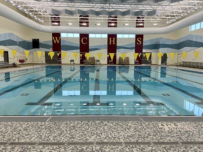 West Charlotte High School pool 