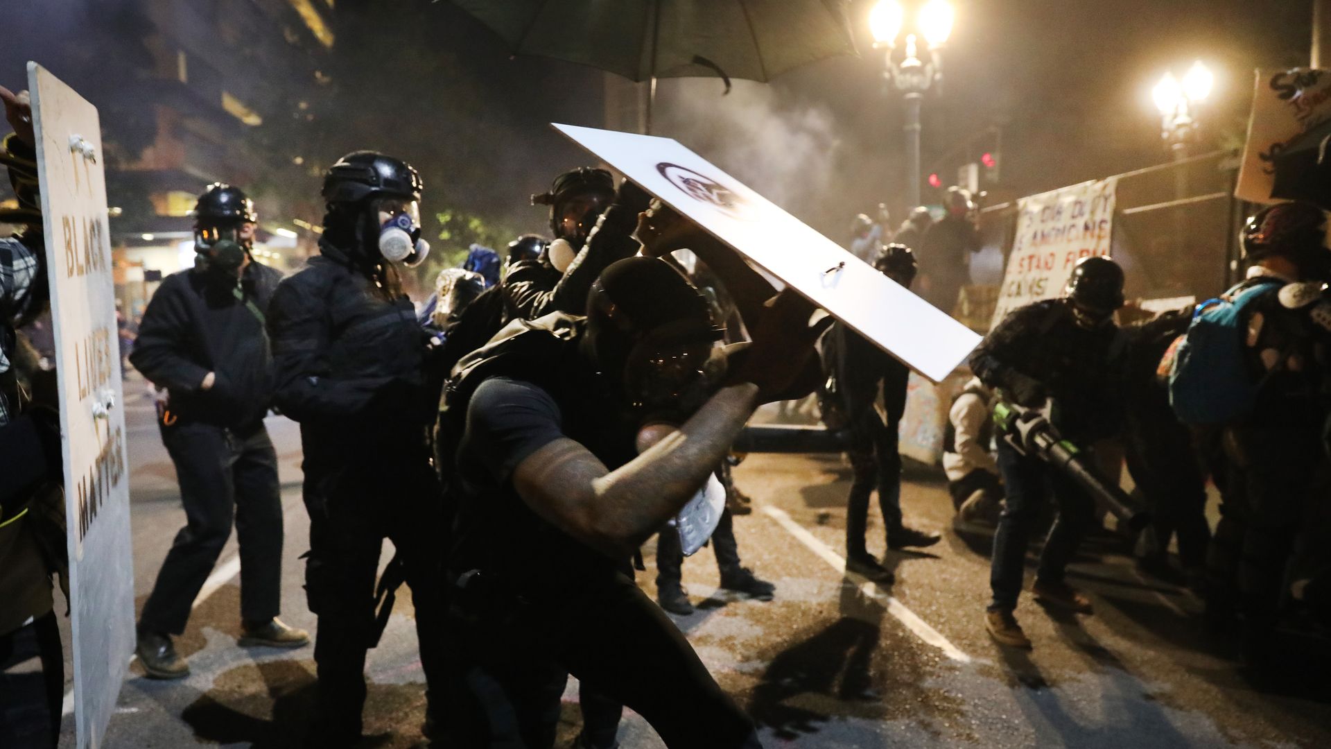 Portland protesters