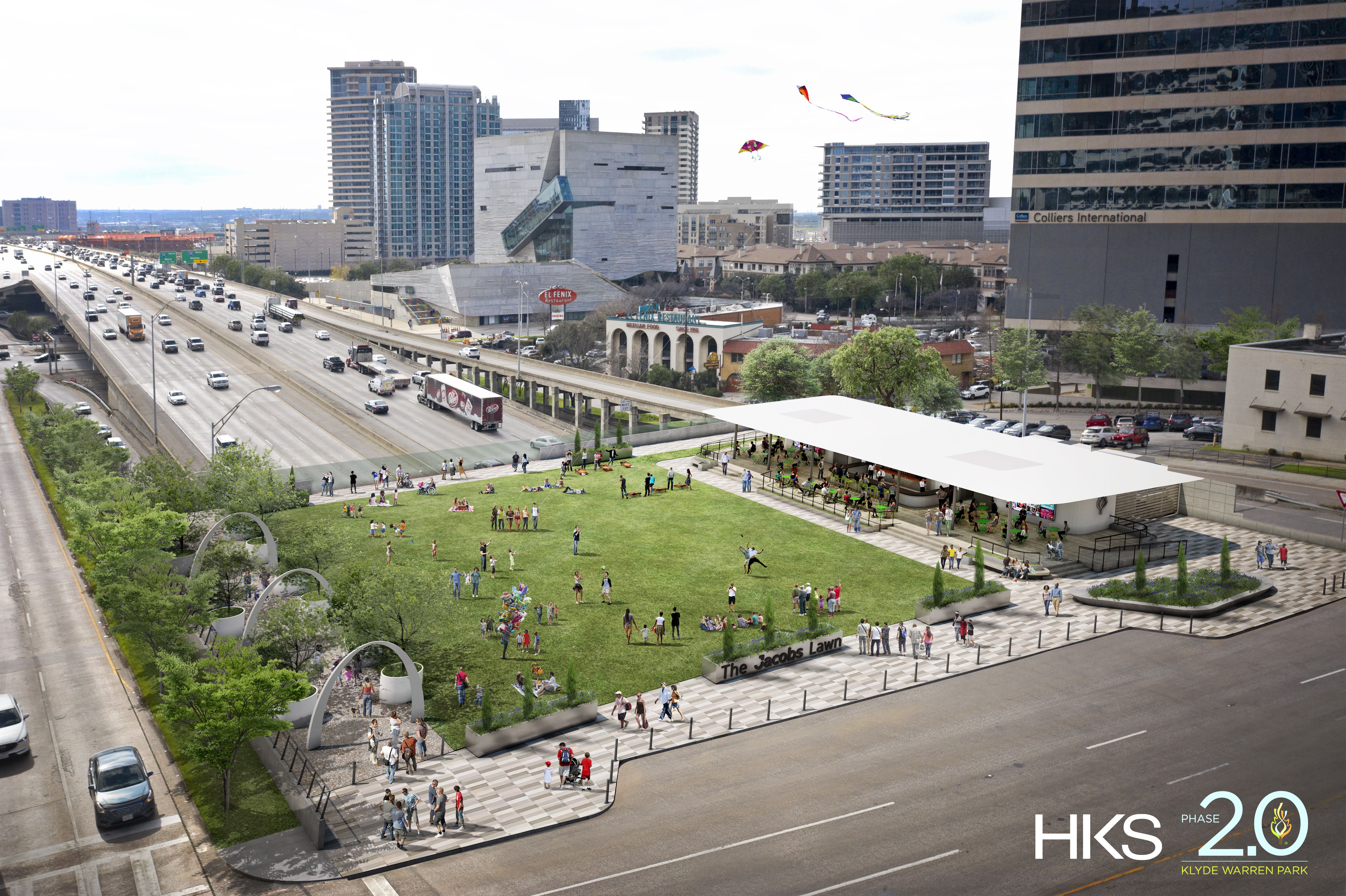 Klyde Warren Park's next phase: An ice rink and indoor pavilion