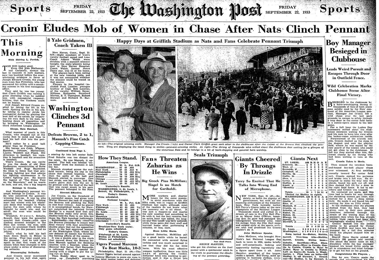 WashPost cover in 1933