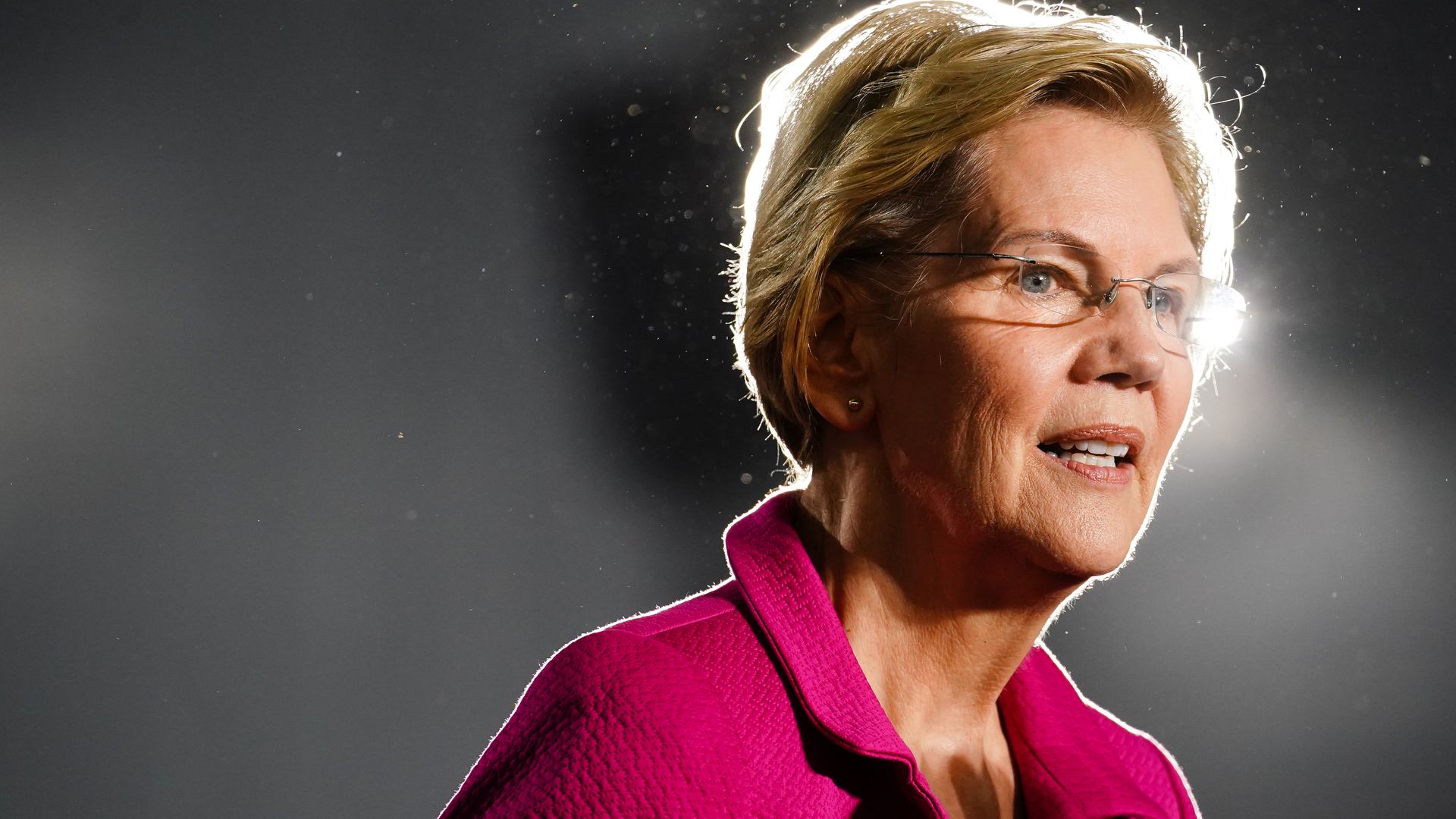close up of elizabeth warren