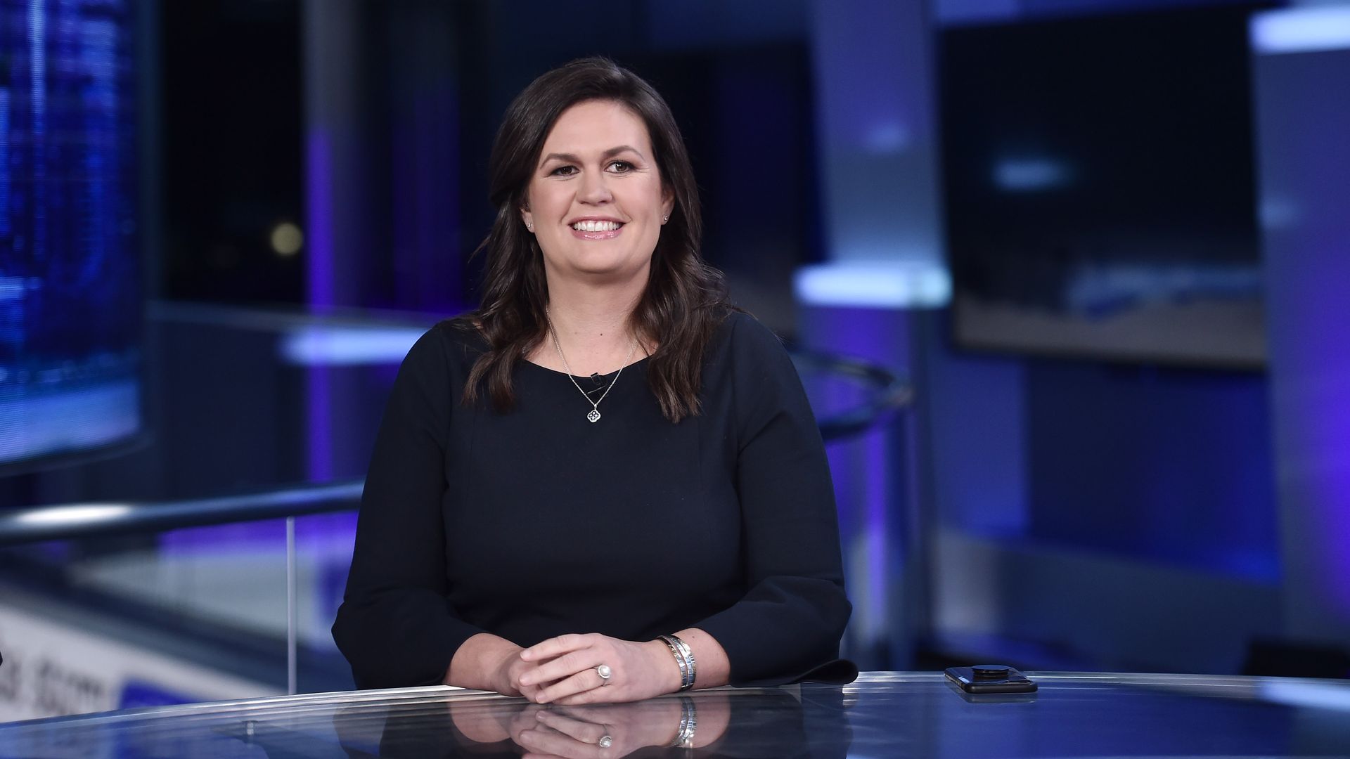 FOX News Contributor Sarah Huckabee Sanders visit "The Story with Martha MacCallum" on September 17, 2019 in New York City.