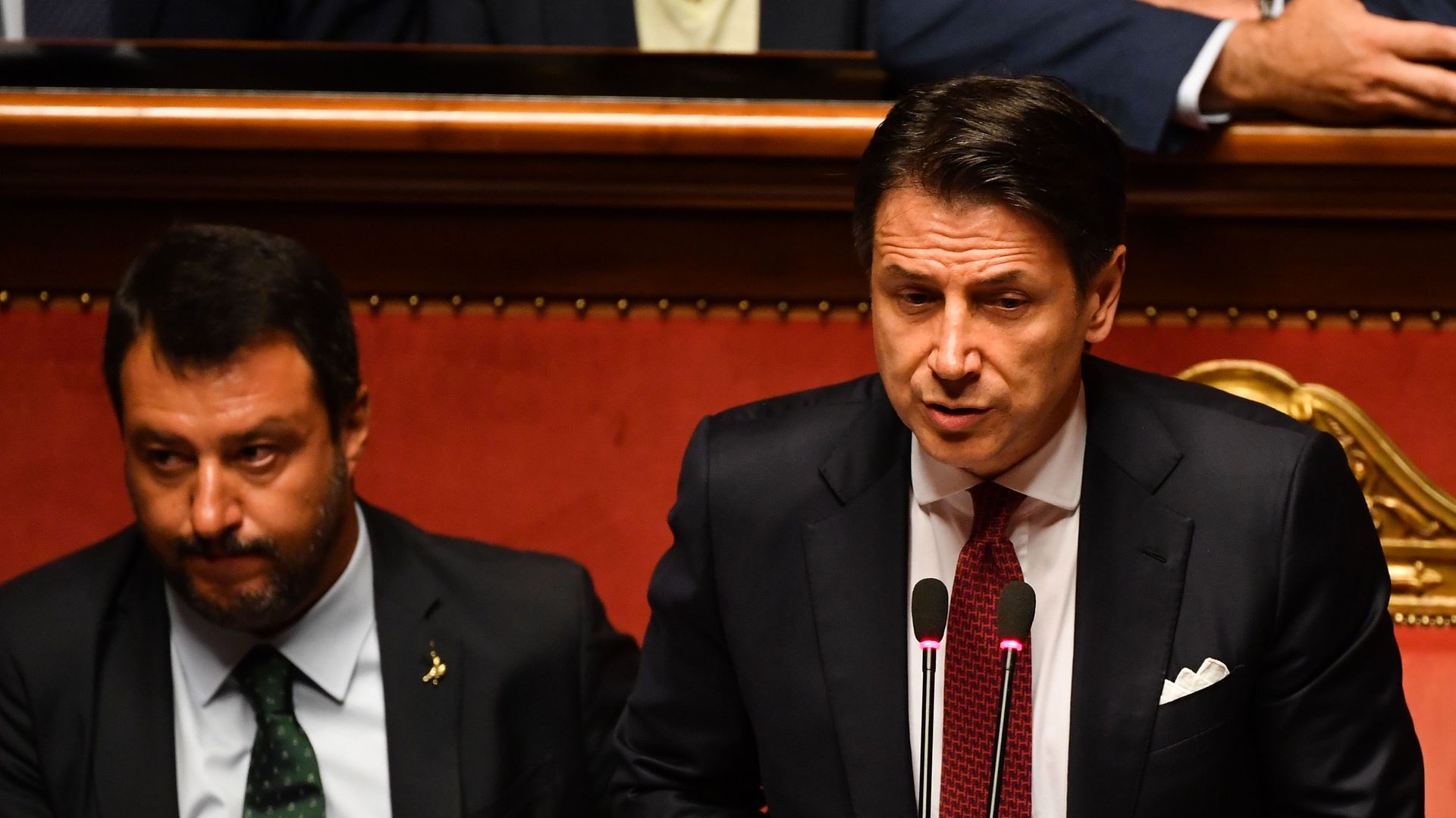Giuseppe Conte and Matteo Salvini