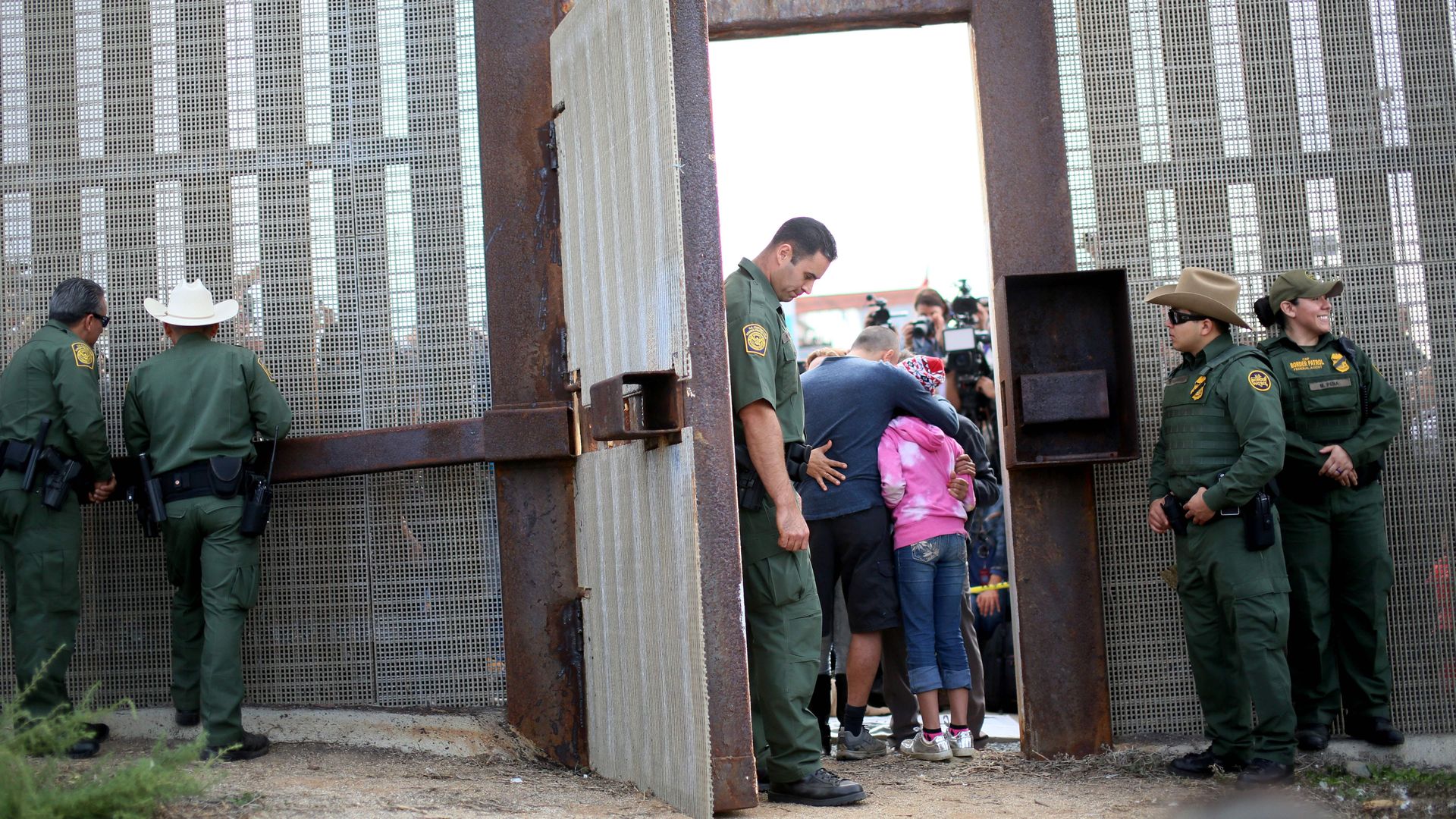 Migrants at the United States-Mexico Border