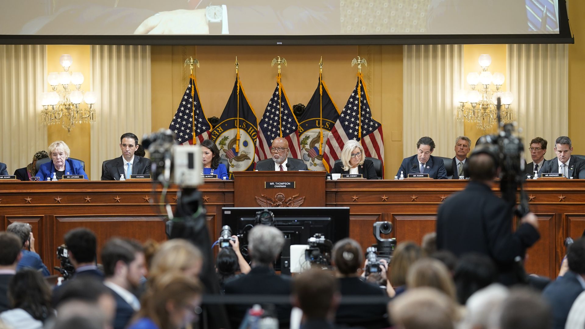 Committee Chairman Rep. Bennie Thompson (D-MS) and Vice Chair Rep. Liz Cheney (R-WY) lead the seventh hearing held by the Select Committee.