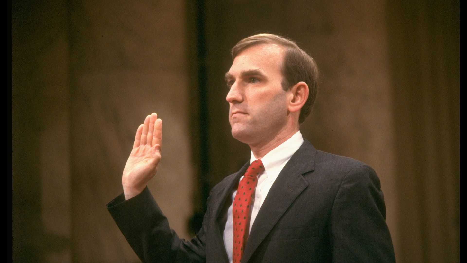 Elliott Abrams being sworn in