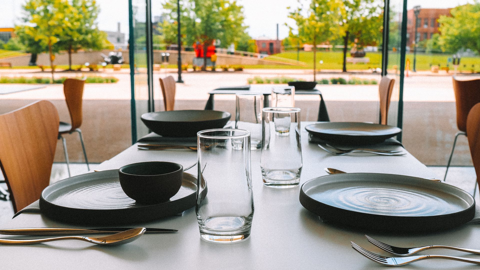 A photo from inside Allora restaurant in Des Moines.