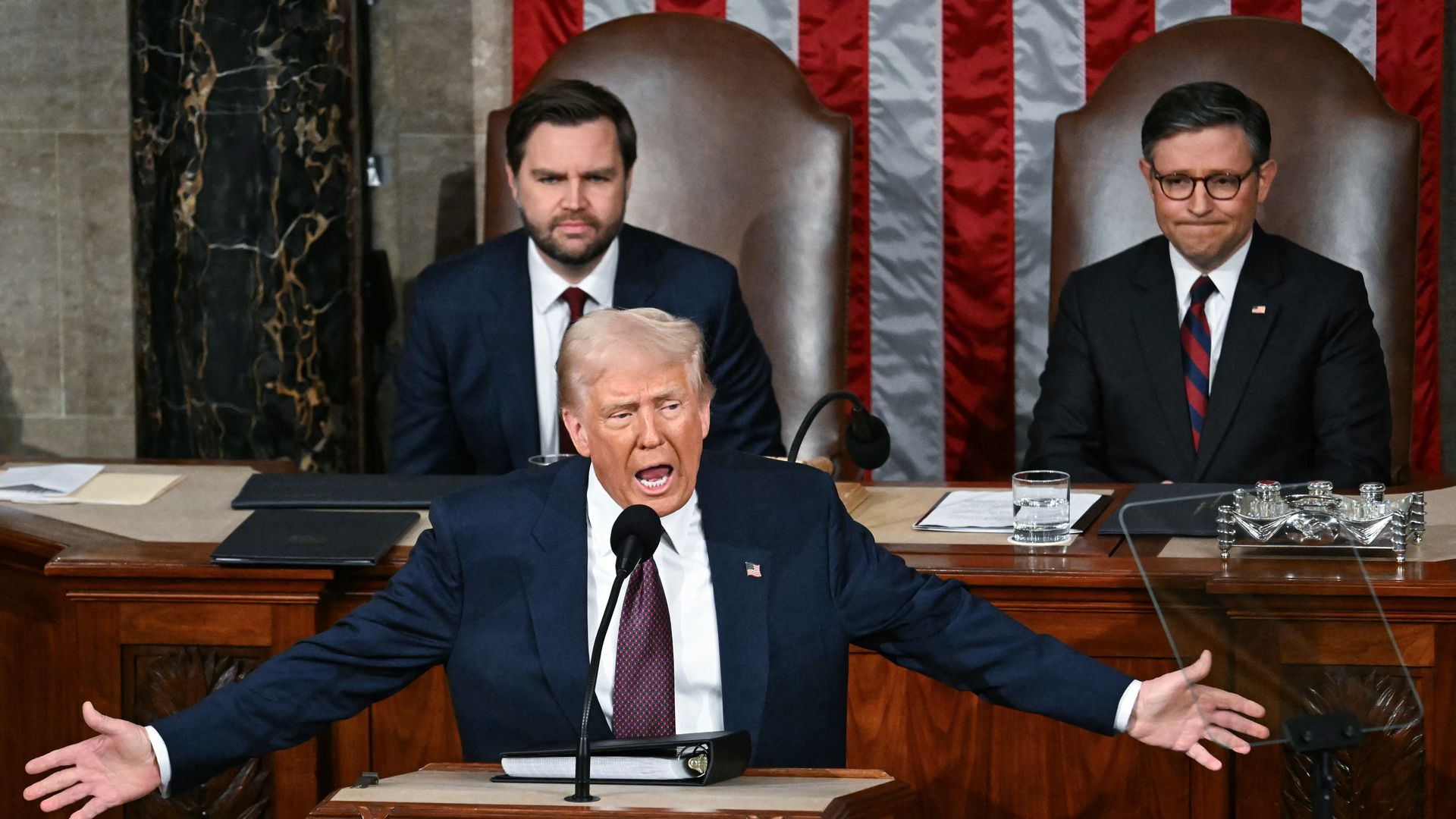 President Trump addresses Congress on Tuesday. Photo: Jim Watson/AFP via Getty Images