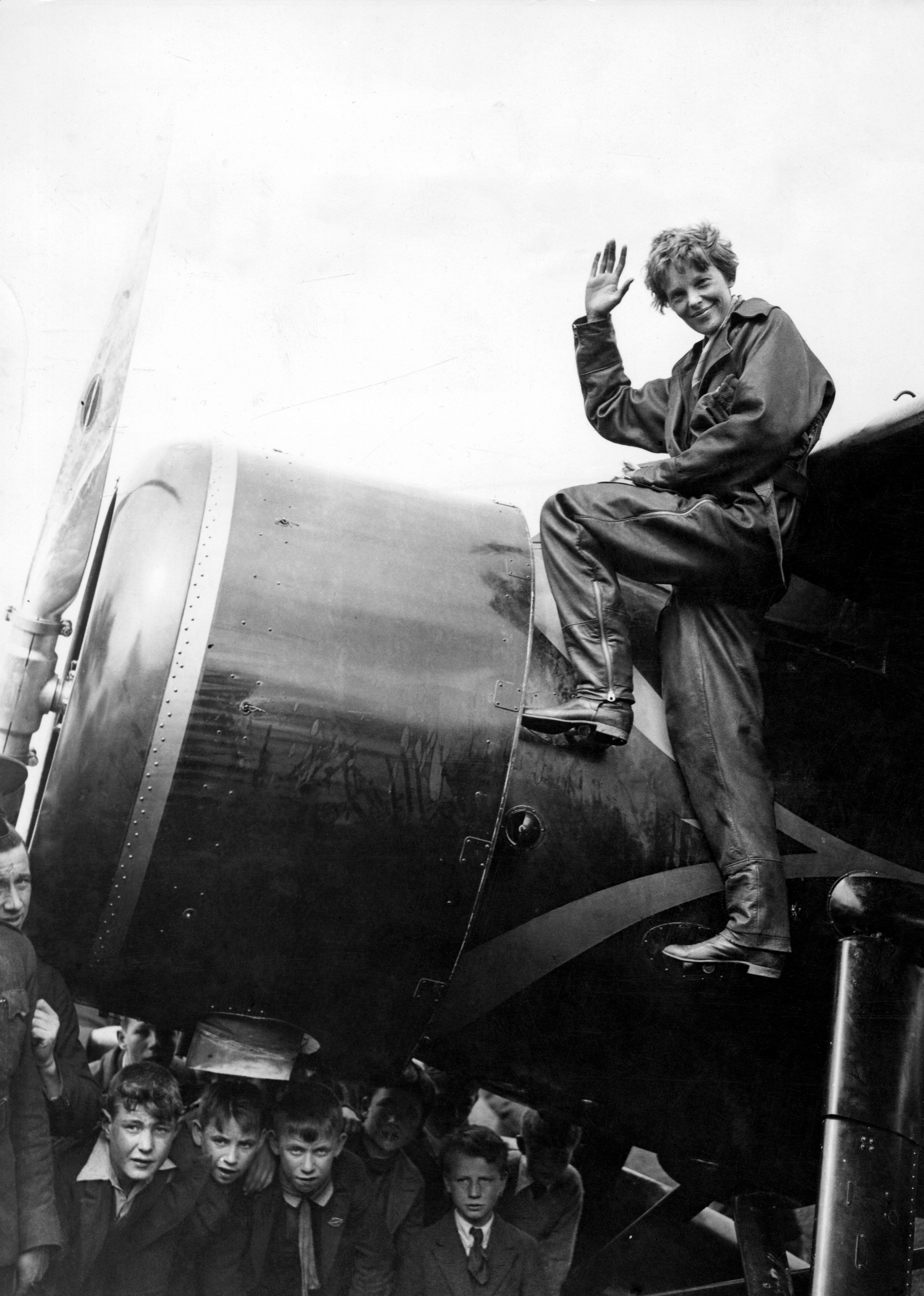 Amelia Earhart leaves Londonderry, Northern Ireland for London, File May 22, 1932. (AP Photo/Sidney Maledine, File)
