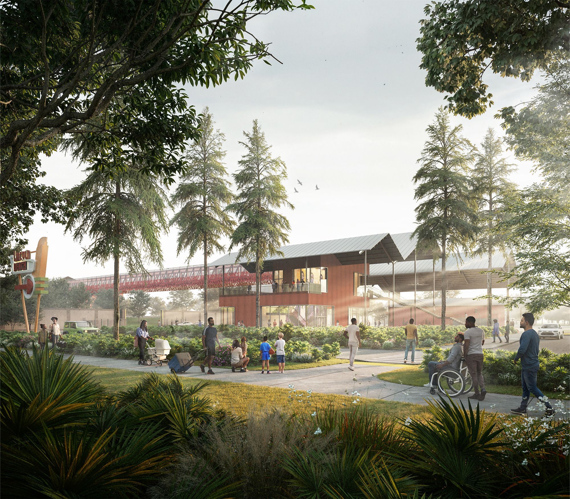 Image shows a rendering of Lincoln Beach.