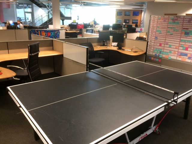 red ventures ping pong table