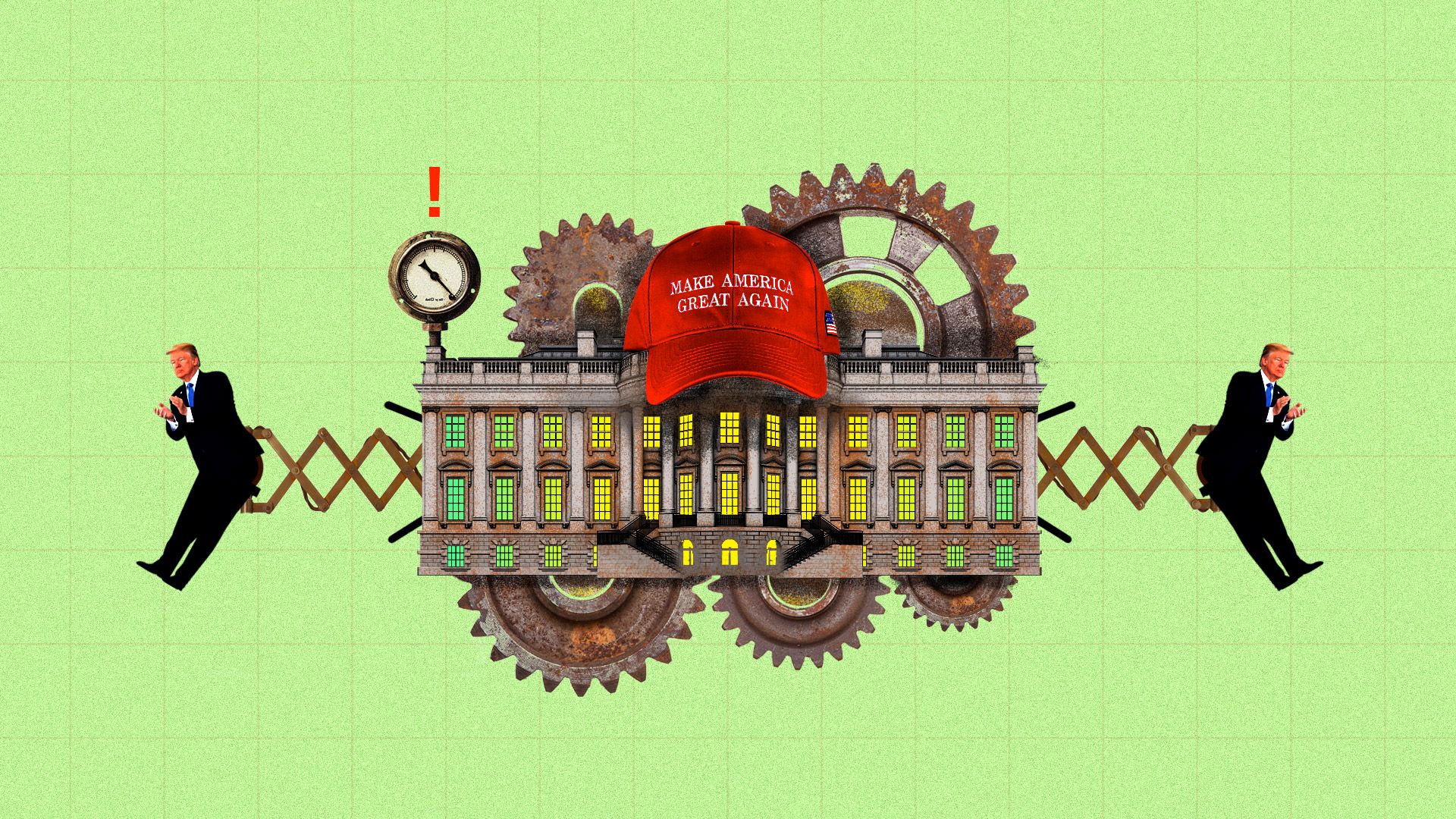 Stress on Trump's machine.