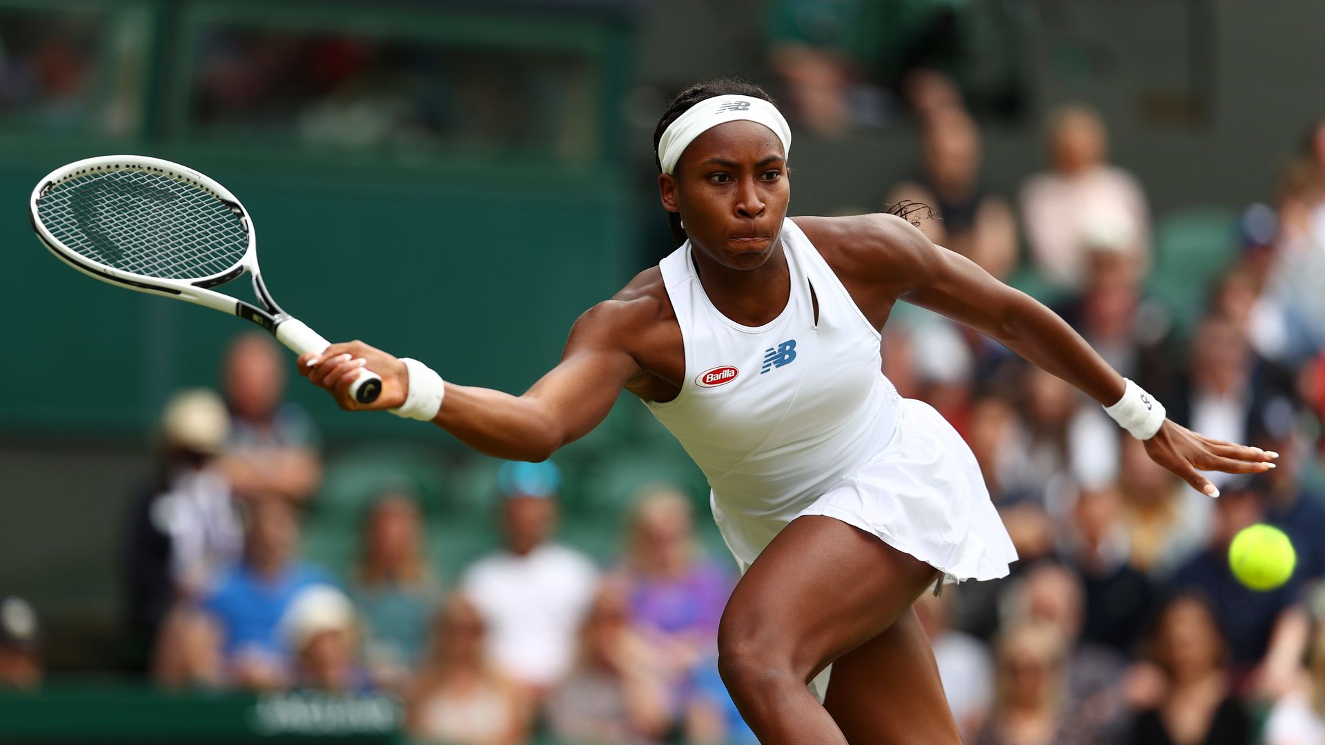Coco Gauff at Wimbeldon