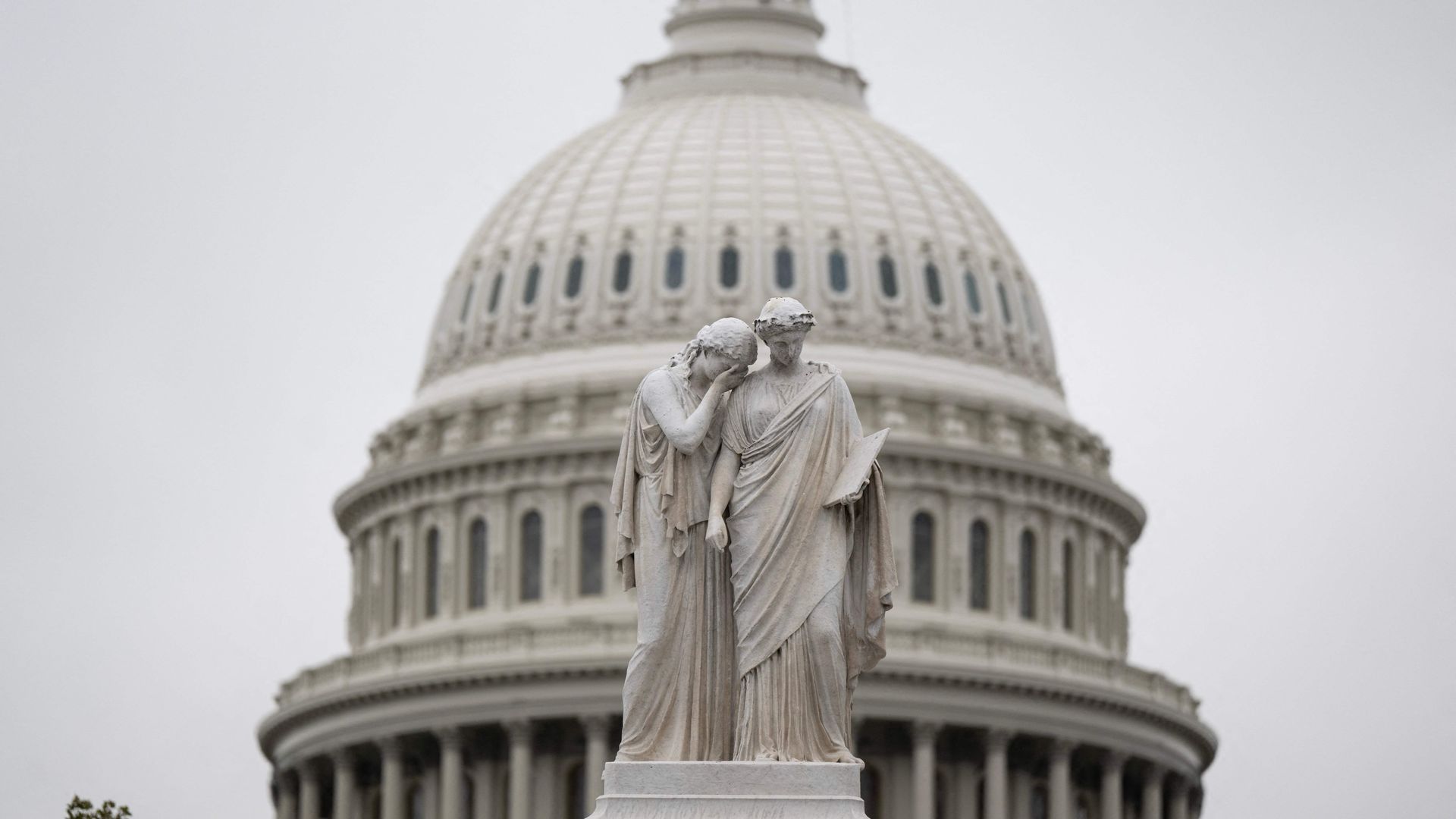 Peace Monument in front of Capitol