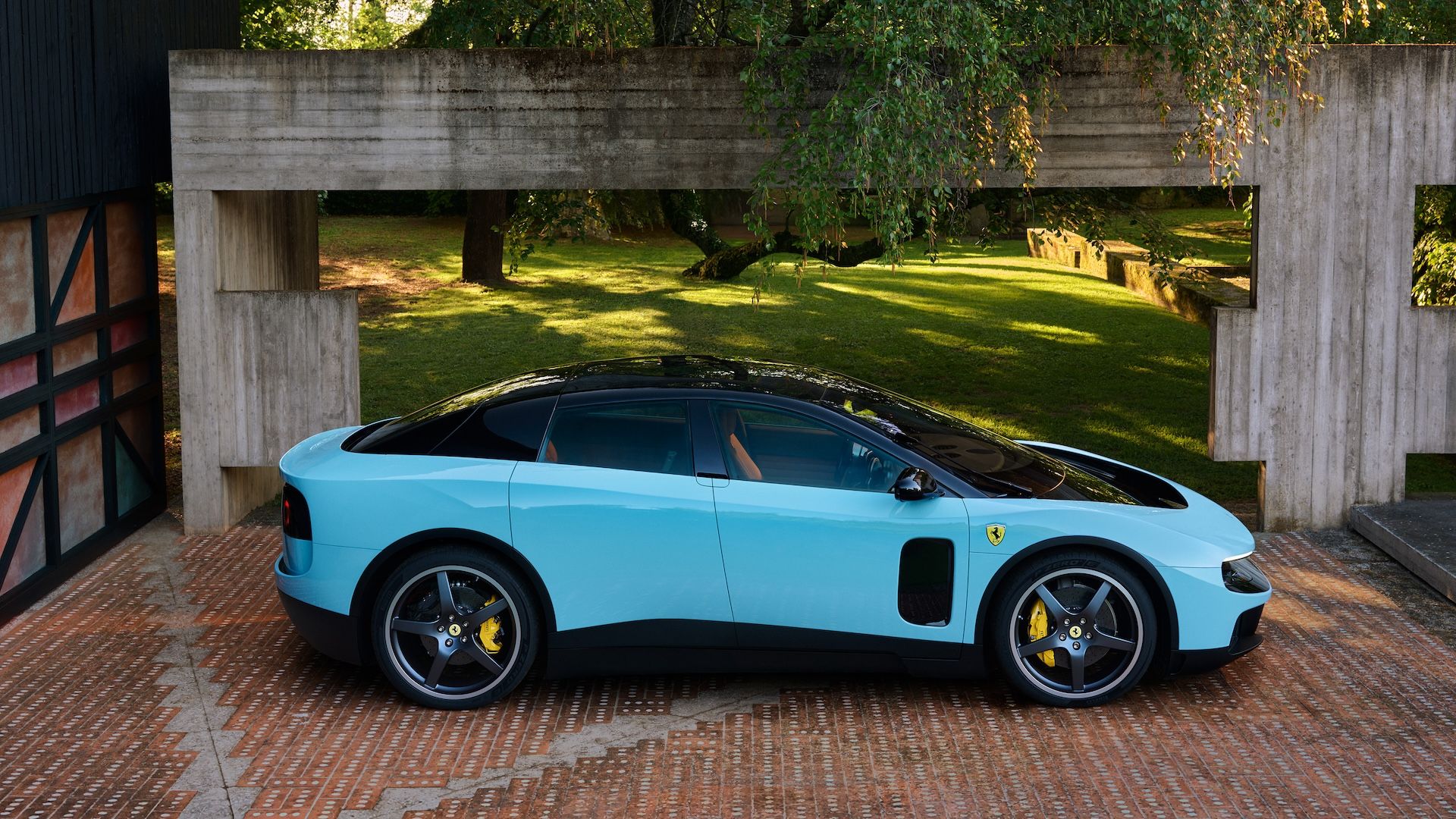 Photo of Ferrari's first all-electric car