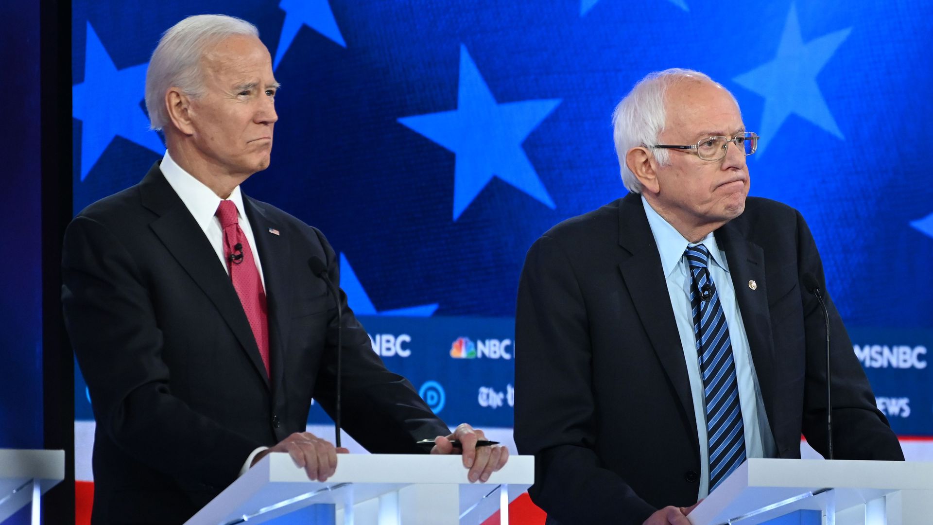 Sanders and Biden