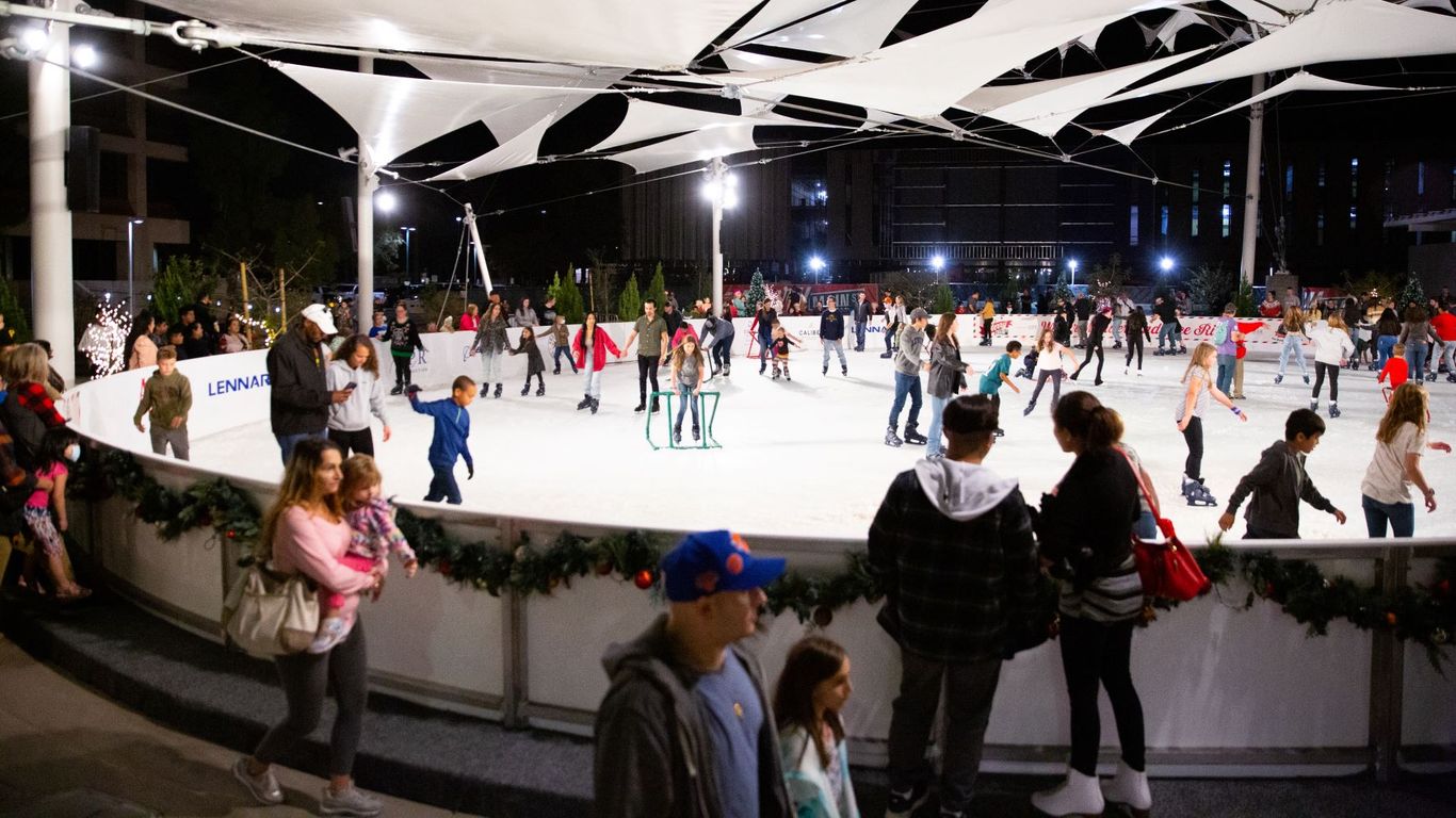 Outdoor ice skating rinks in metro Phoenix worth visiting - Axios Phoenix