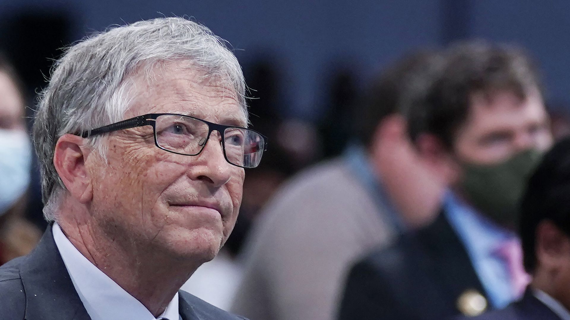 Bill Gates at COP26 on Nov. 2. Photo: Evan Vucci/POOL/AFP via Getty Images