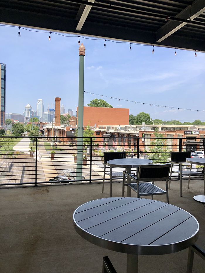 trolley barn atherton patio views