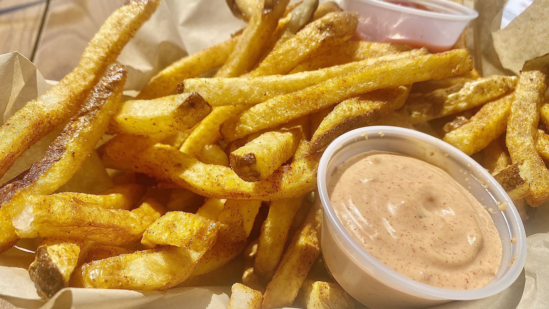 A photo of fries from Counter Culture Brewery + Grille