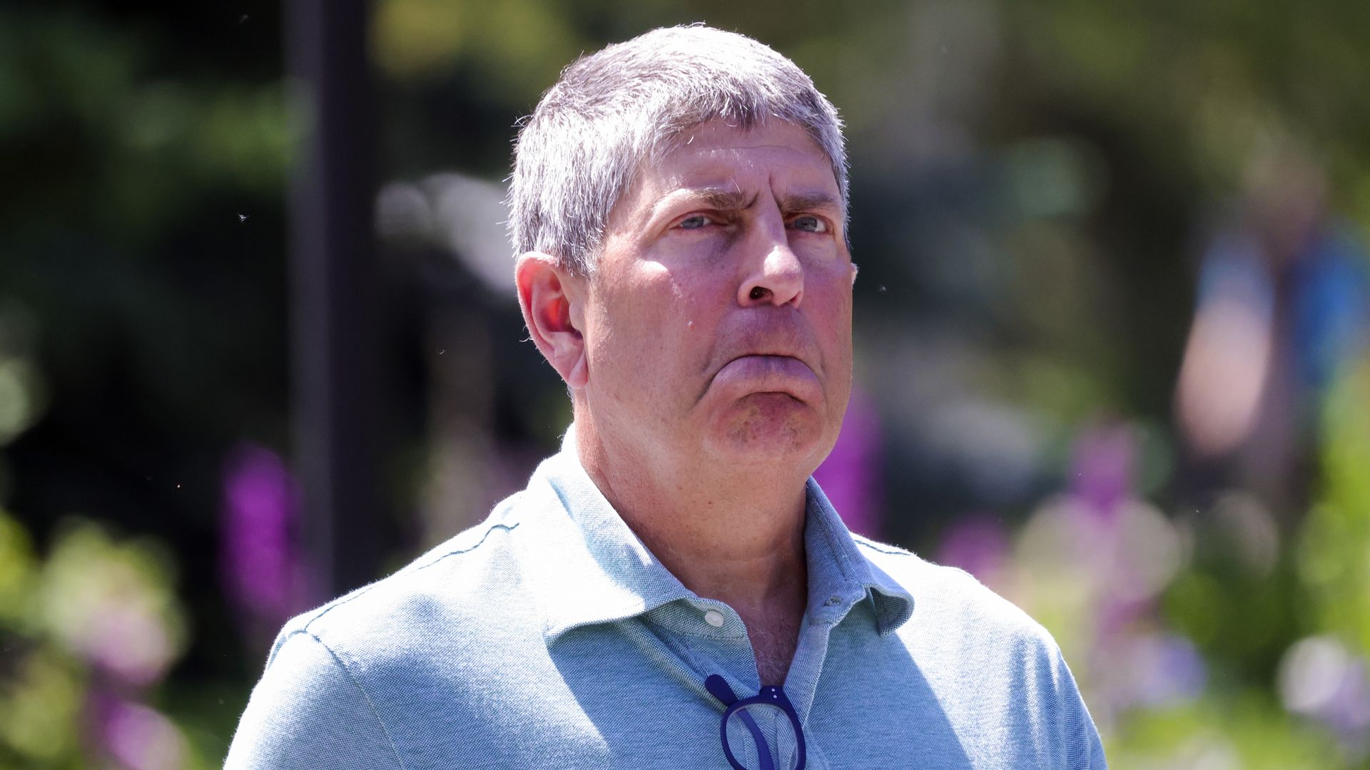 Jeff Shell, CEO of NBCUniversal, walks from lunch at the Allen & Company Sun Valley Conference on July 06, 2022 in Sun Valley, Idaho.