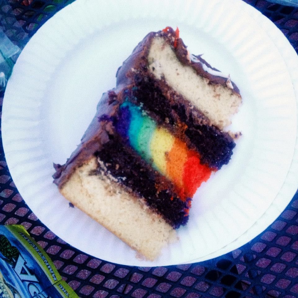 rainbow cake