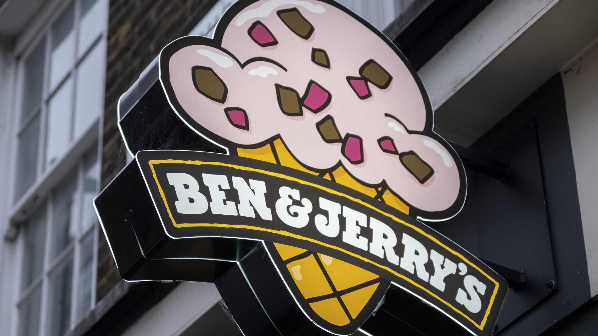 Ben & Jerry's sign