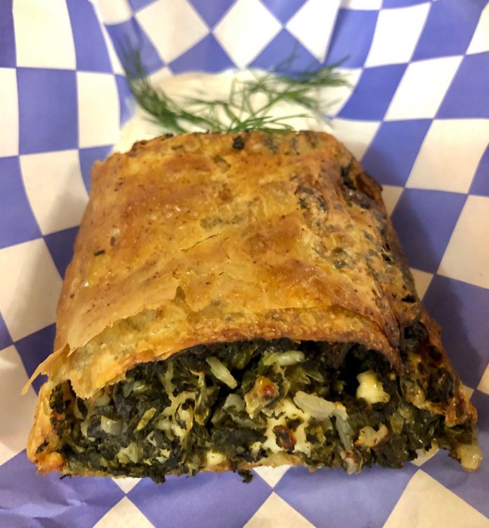 greek strudel at strudel shop