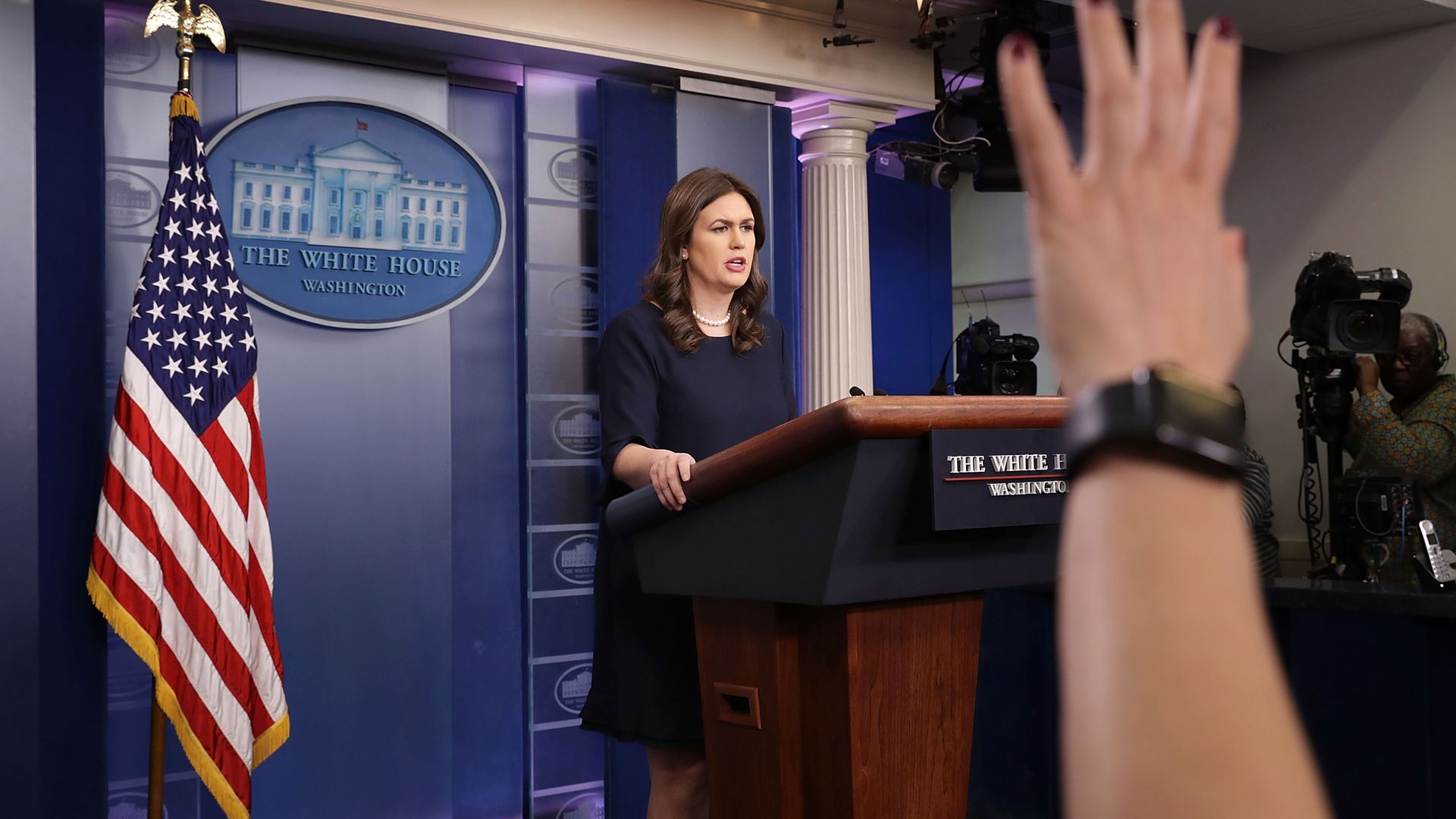 Sarah Sanders. 