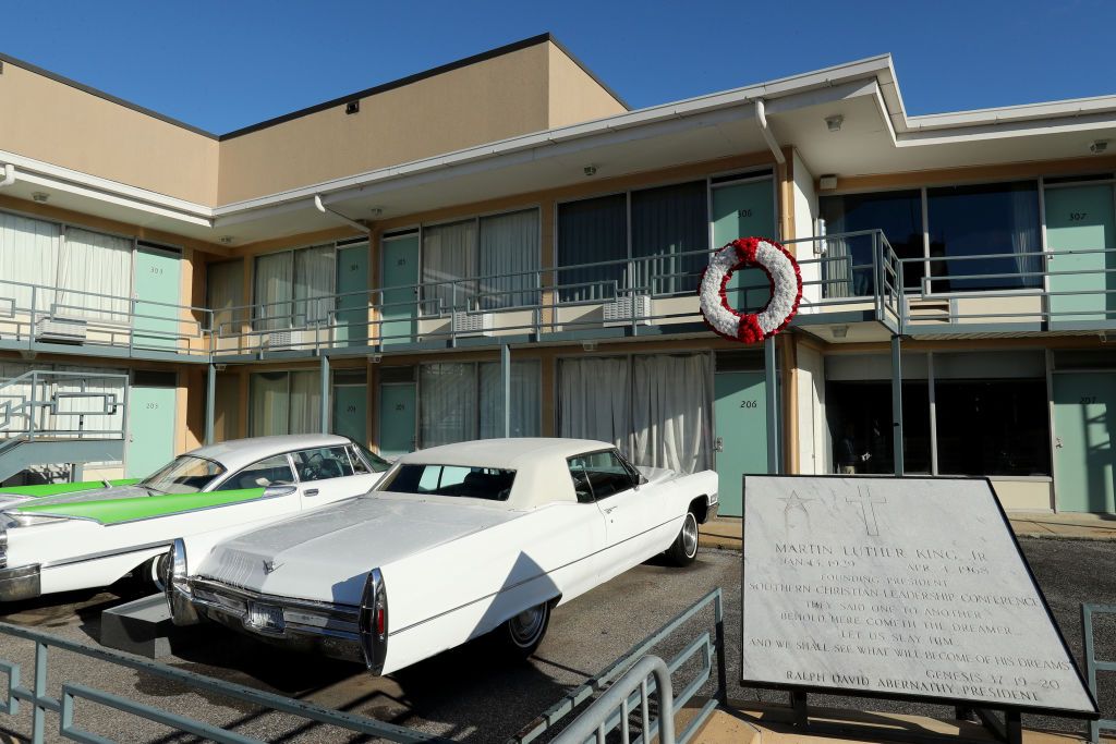 An exterior view of the Lorraine Motel during the National Civil Rights Museum Tour on January 20, 2019 at the National Civil Rights Museum in Memphis, Tennessee. 