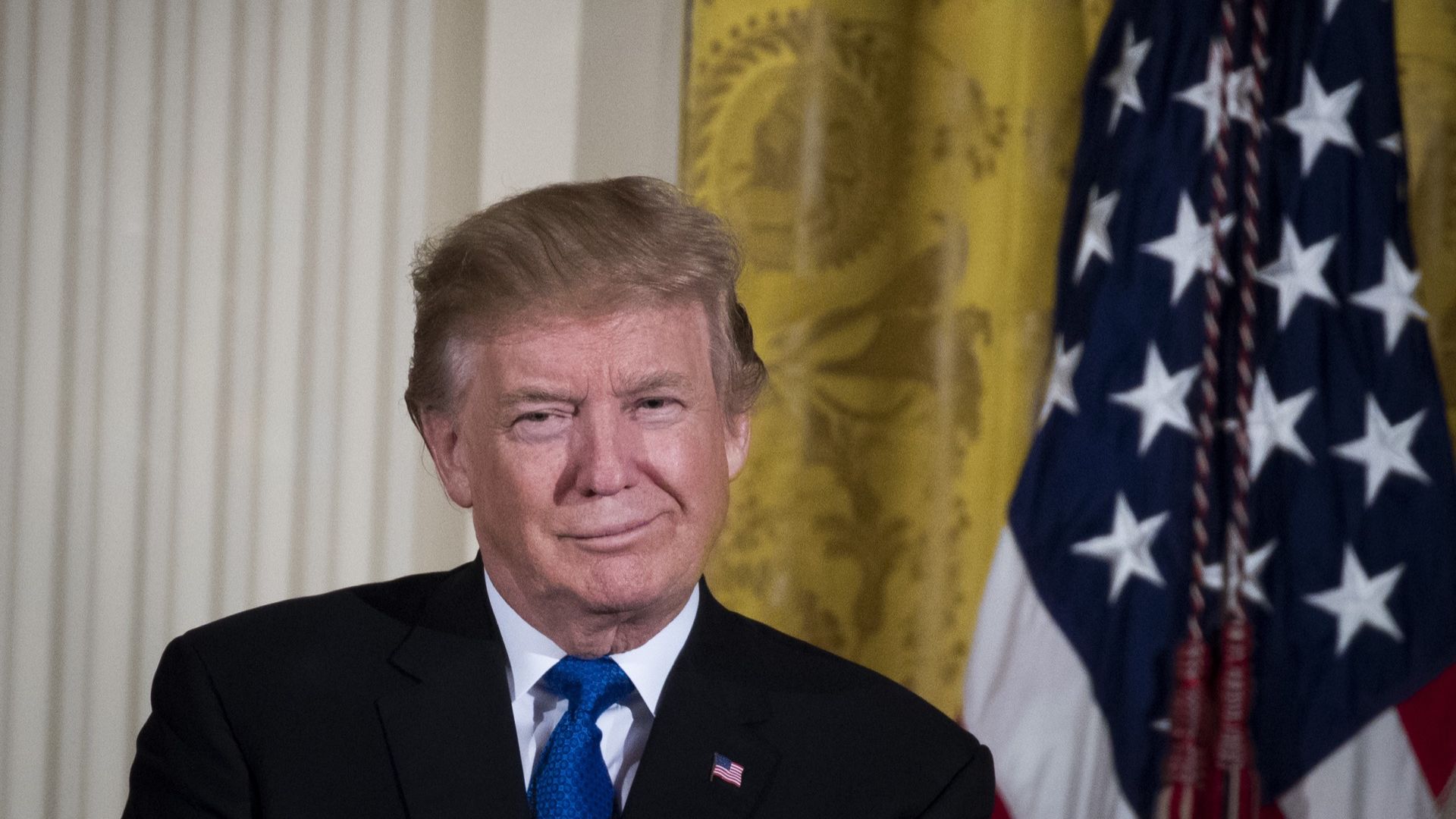 President Trump at the White House