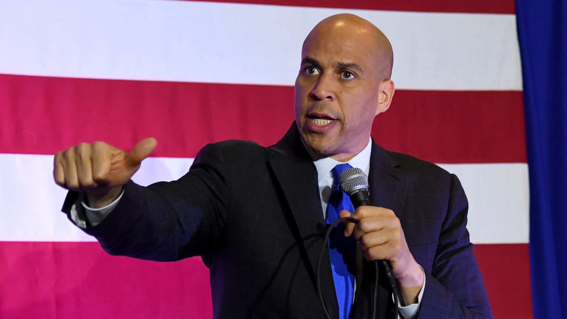 Corey Booker pledged to expand social security during the CNN town hall Wednesday.