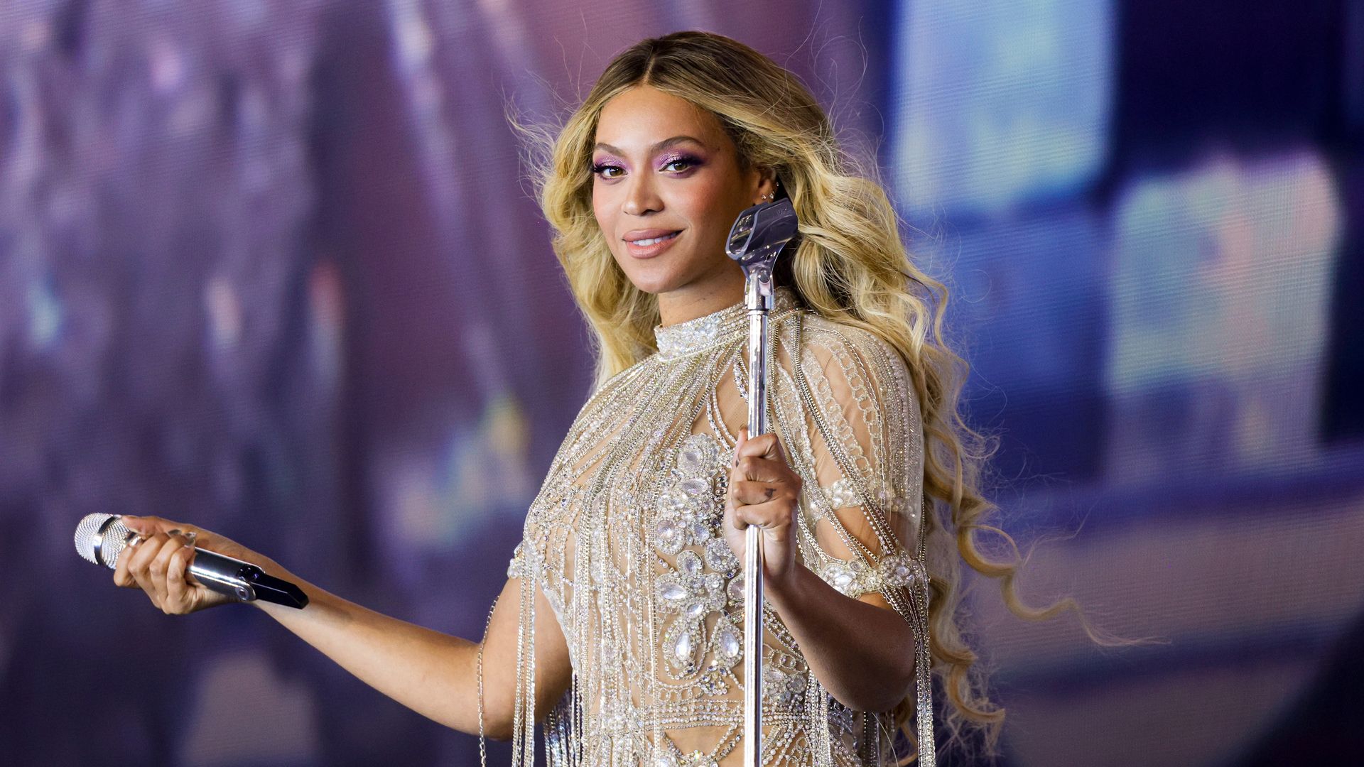 Beyoncé performs onstage during the “RENAISSANCE WORLD TOUR” at PGE Narodowy on June 27, 2023 in Warsaw, Poland.