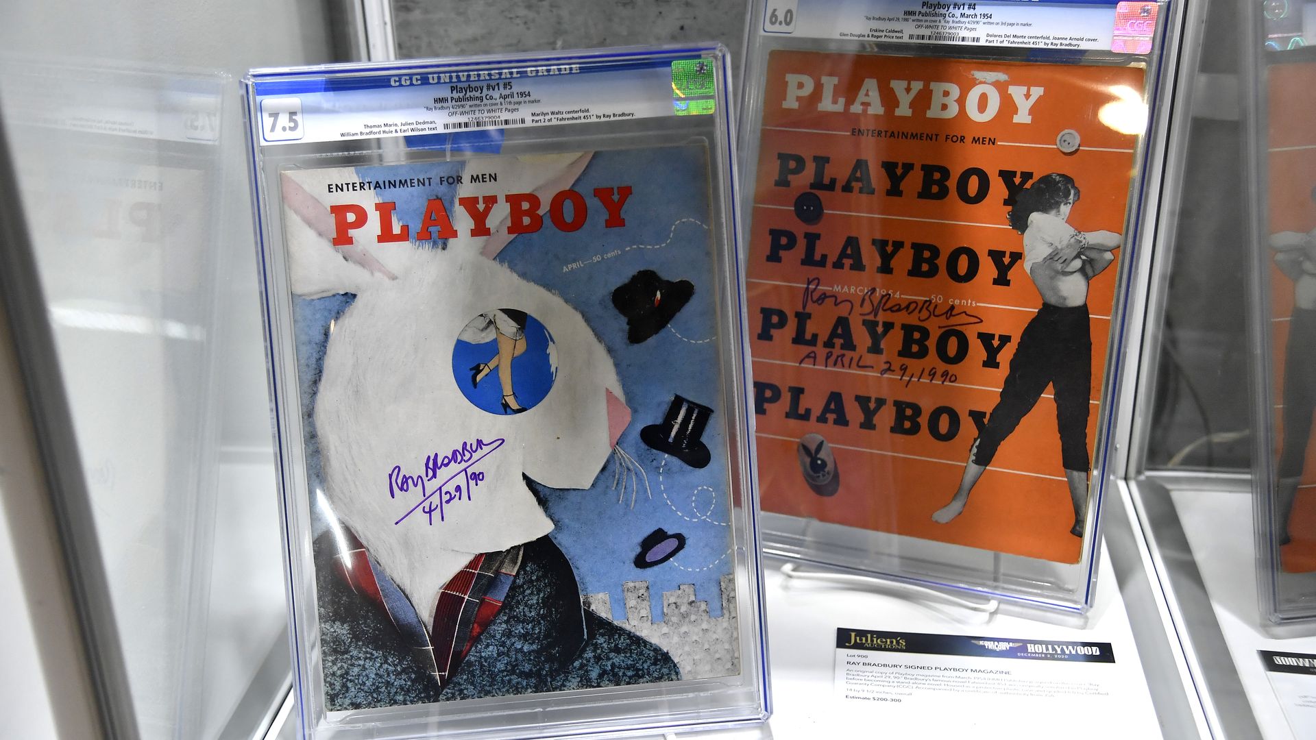 a photo of Playboy book covers