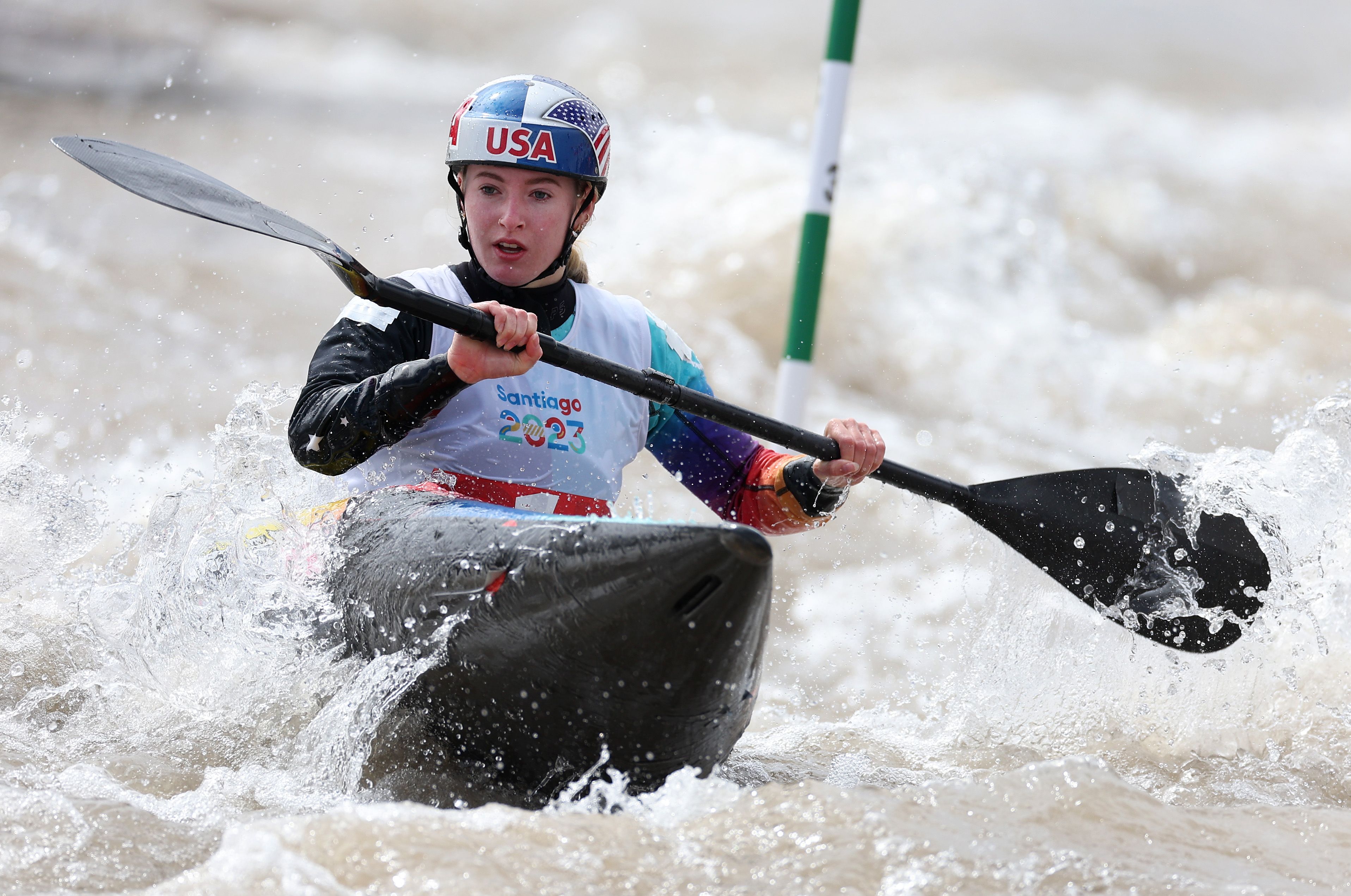 Evy Leibfarth. Photo by Al Bello/Getty Images)