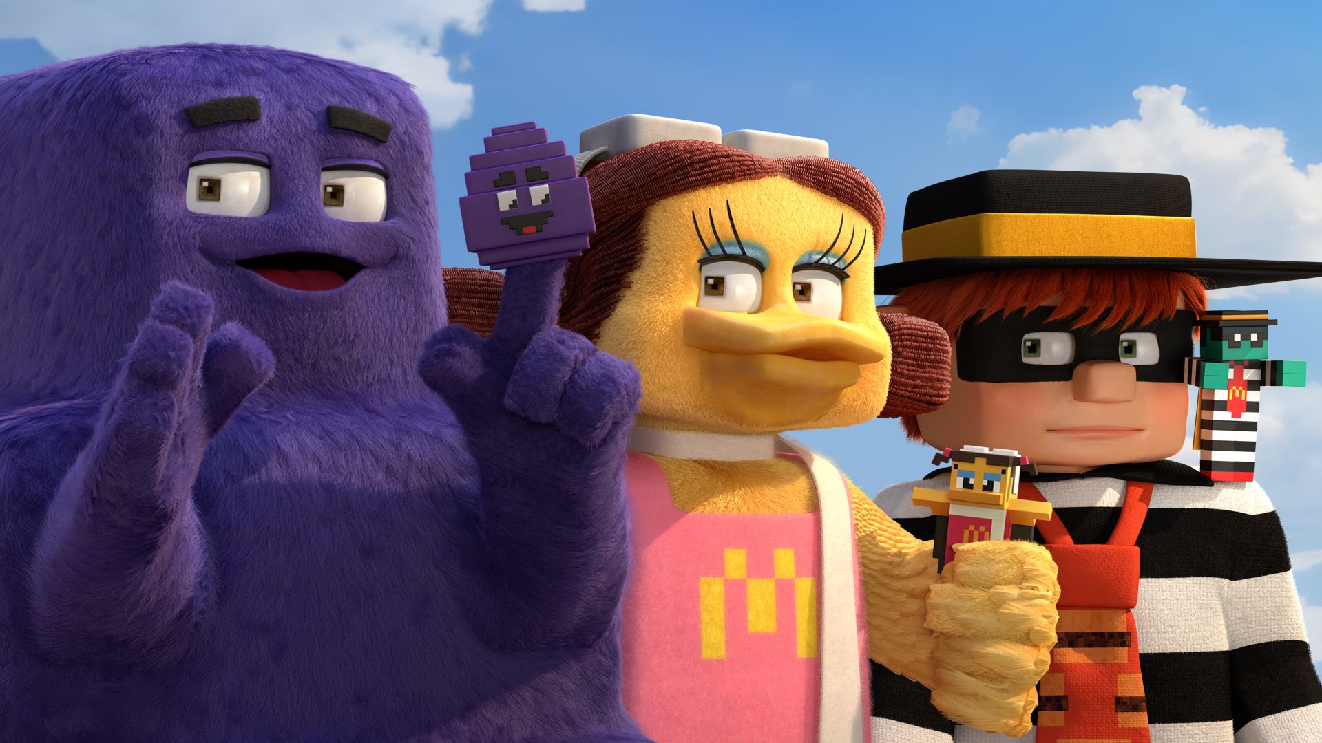 McDonald's Minecraft Movie Happy Meal for kids and adults coming April 1