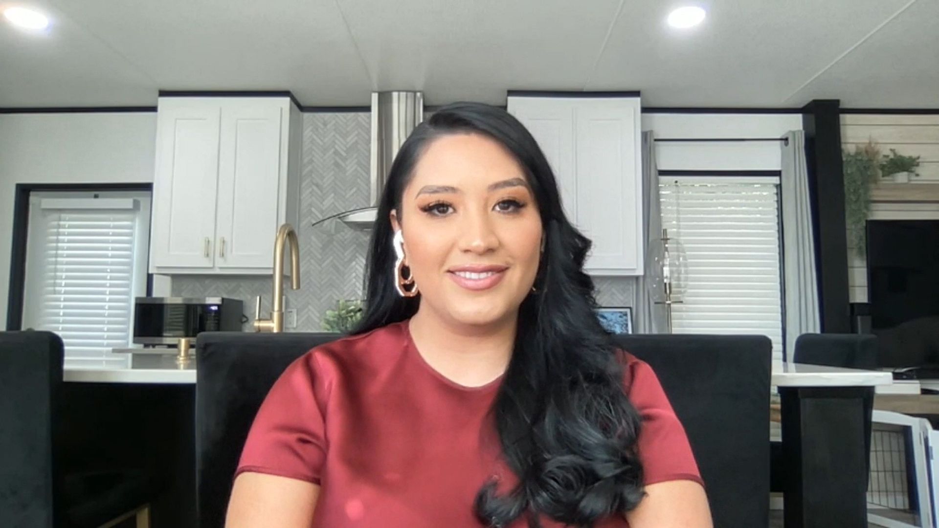 Vanesa Amaro poses for a photo