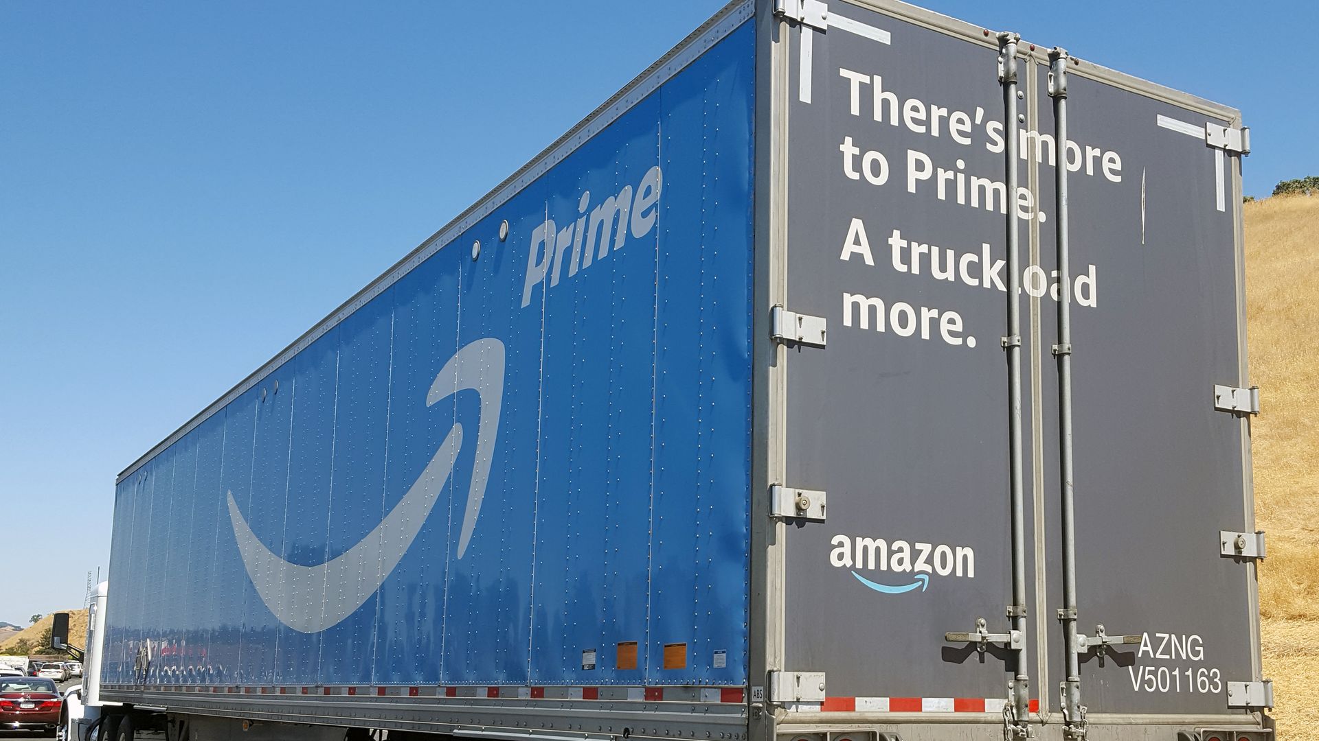 an amazon truck