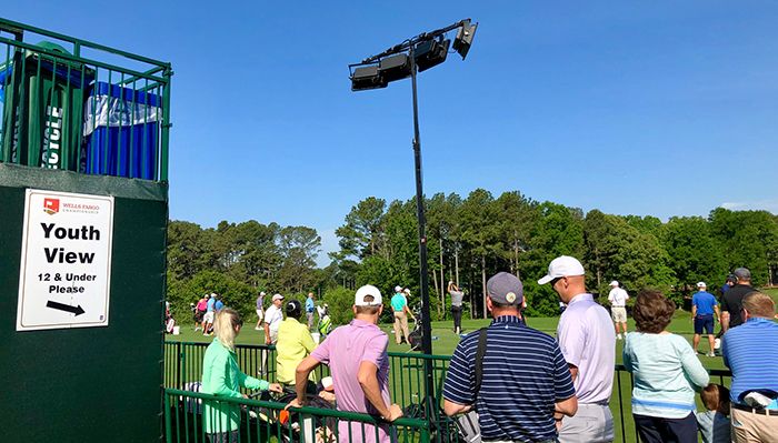 youth view driving range at quail hollow club