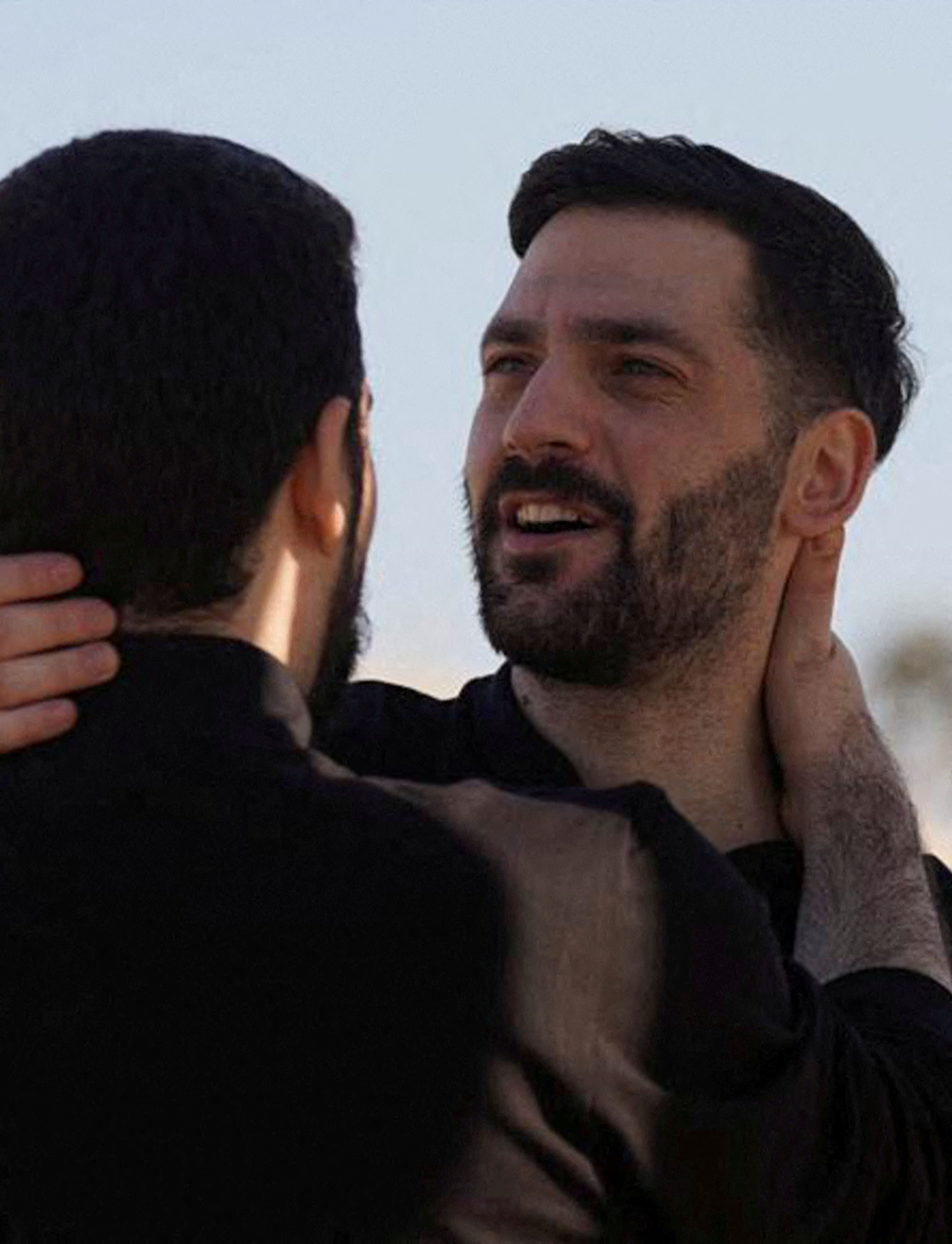 Released Israeli hostages, twins Gali and Ziv Berman, held in Gaza since the deadly October 7, 2023 attack by Hamas, speak together after being released, as part of a prisoner-hostage swap and a ceasefire deal between Israel and Hamas, in Reim, Israel October 13, 2025. Israel Defense Forces/Handout