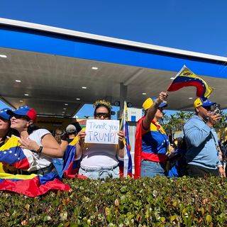 Venezuelans in Miami celebrate capture of Nicolás Maduro