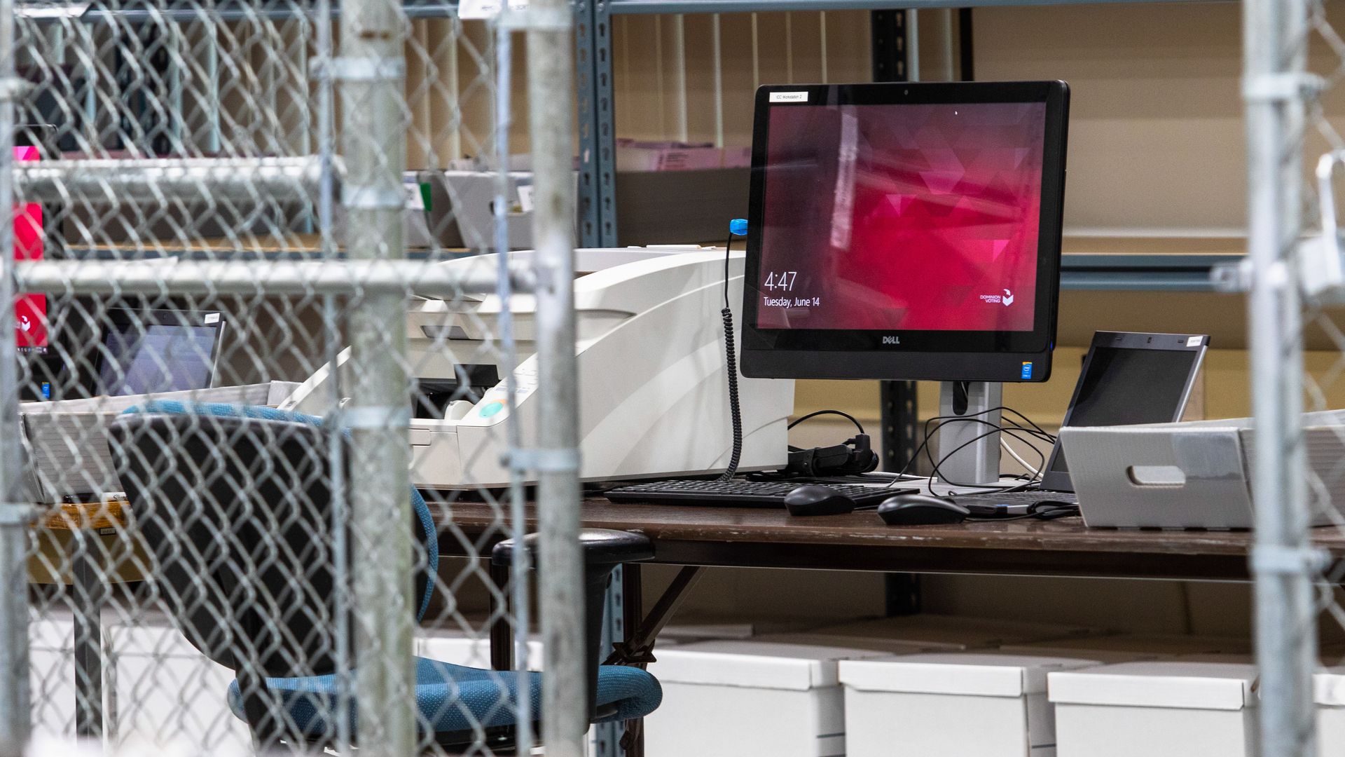 Dominion voting machine