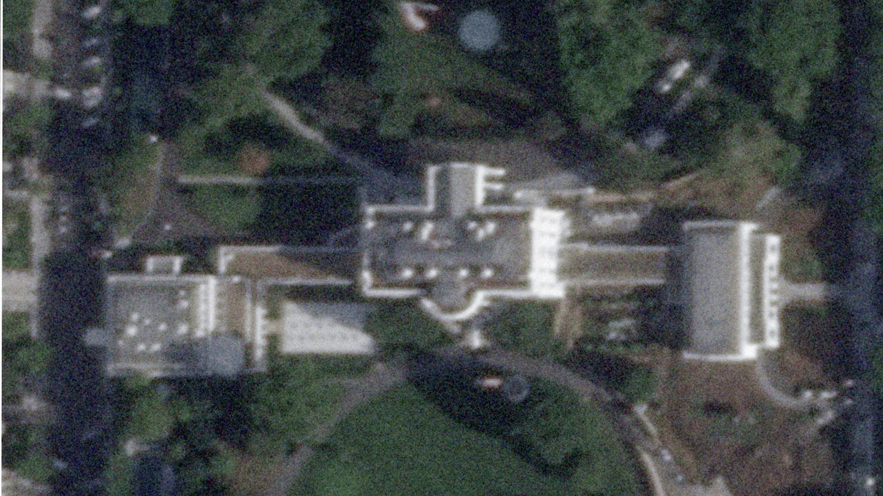 Satellite images from last month and yesterday show the demolition of the White House's East Wing.