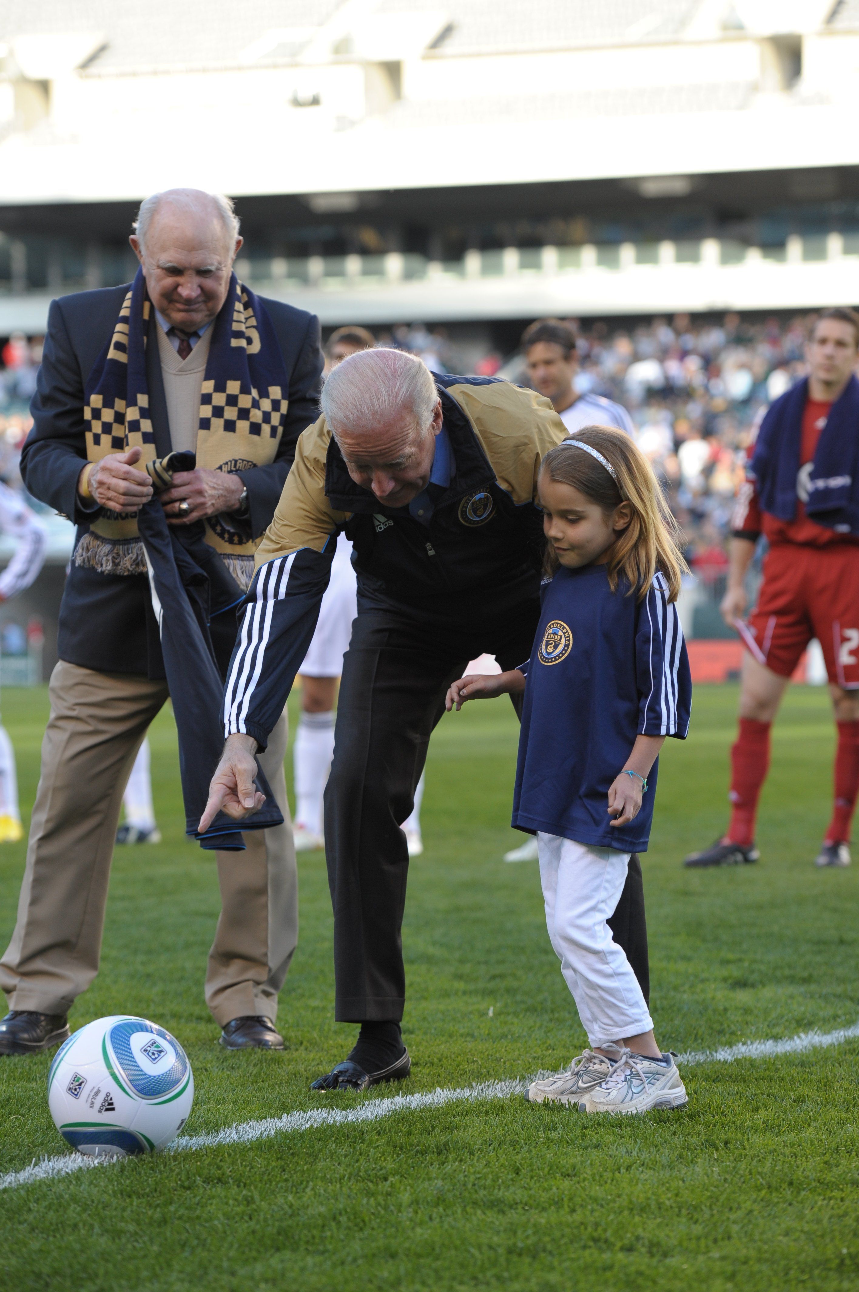 Joe Biden and his granddaughter
